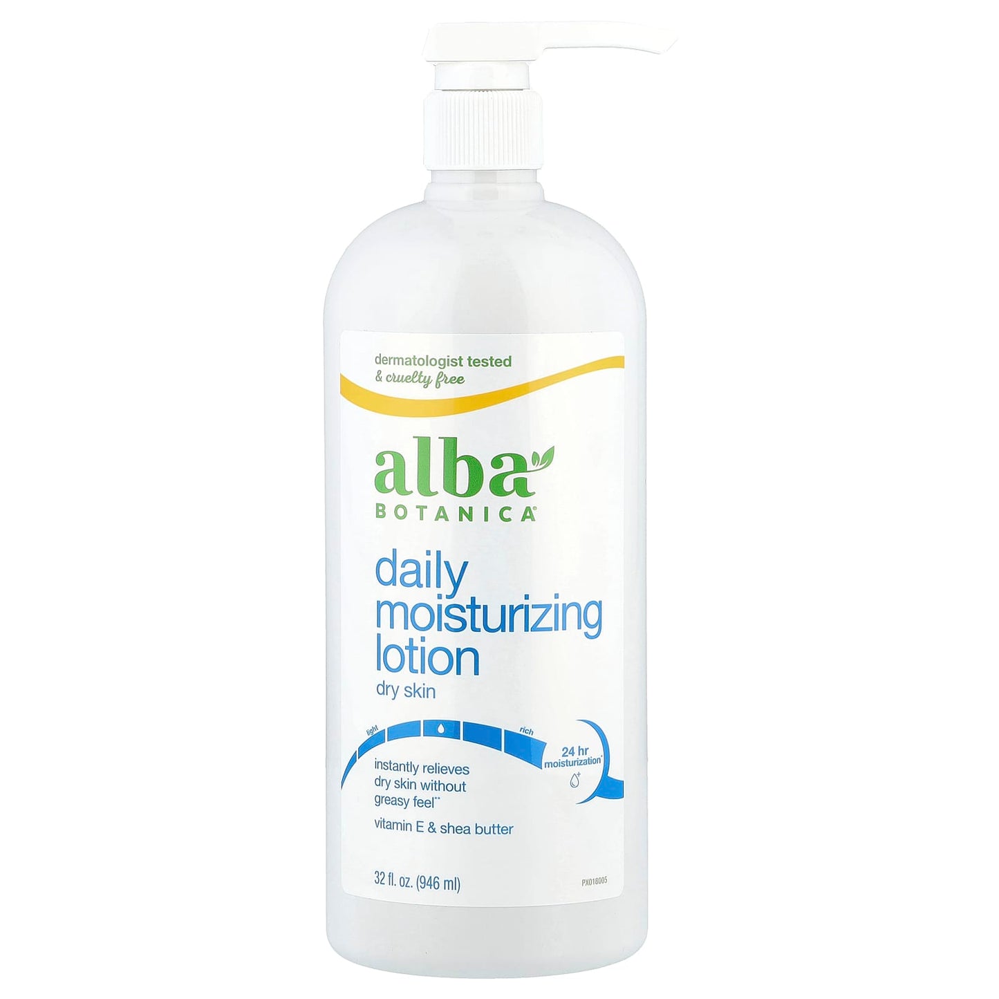 Alba Botanica Daily Moisturizing Lotion for Dry Skin 32 fl oz - Image 1