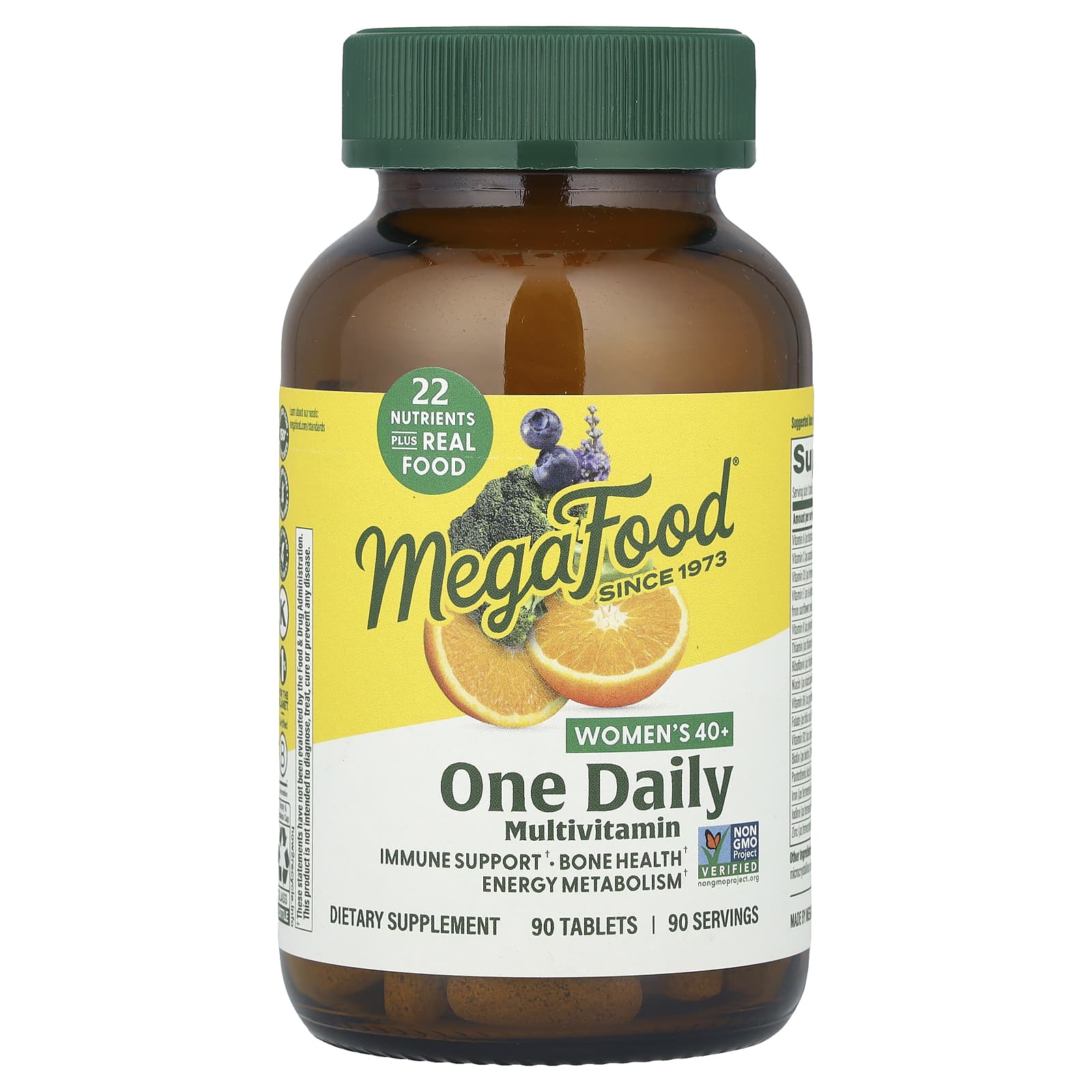MegaFood, Women's 40+ One Daily Multivitamin, 90 Tablets - Image 1