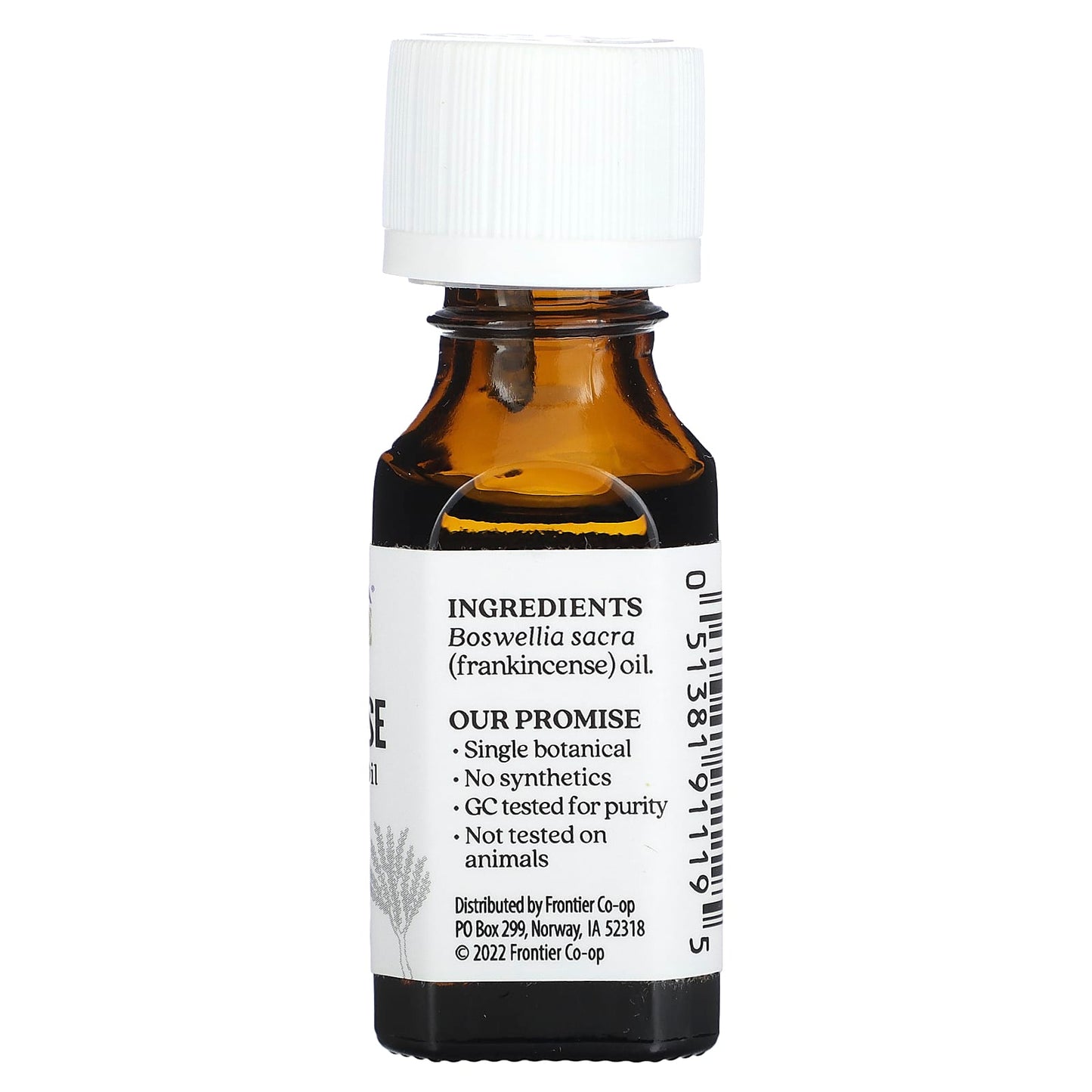 Aura Cacia Pure Frankincense Essential Oil, 0.5 fl oz (15 ml) - Image 2
