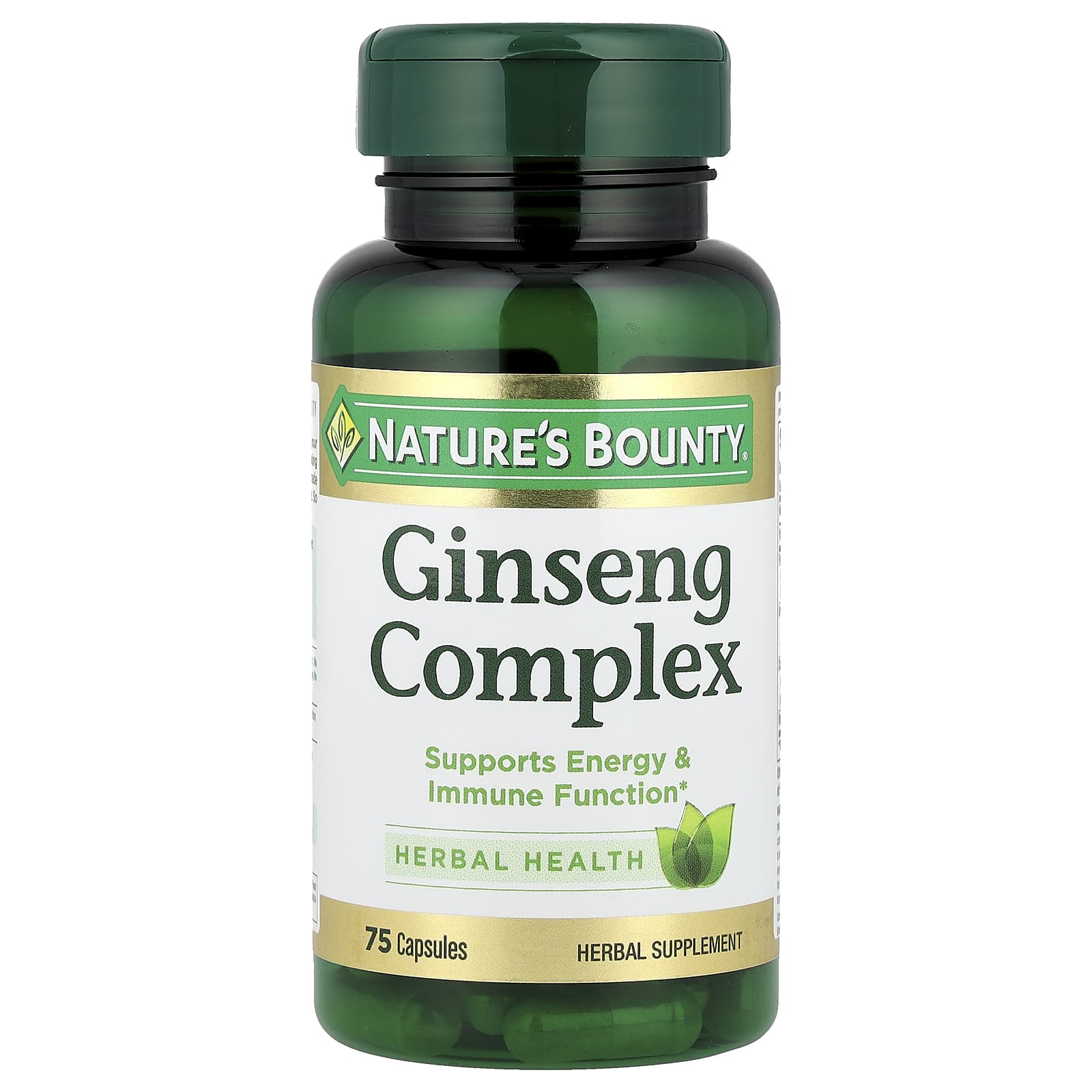 Nature's Bounty, Ginseng Complex, 75 Capsules - Image 1