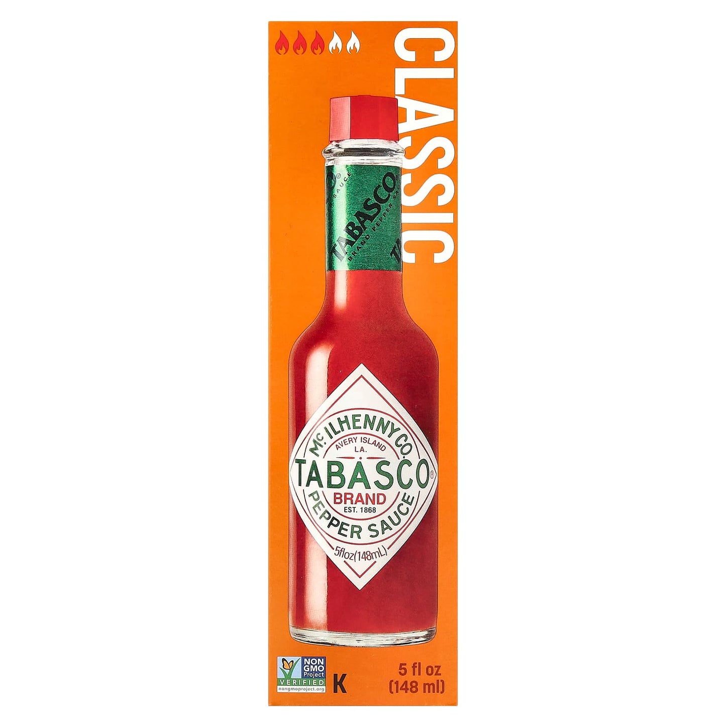 Tabasco, Pepper Sauce, Classic, 5 fl oz (148 ml) - Image 1