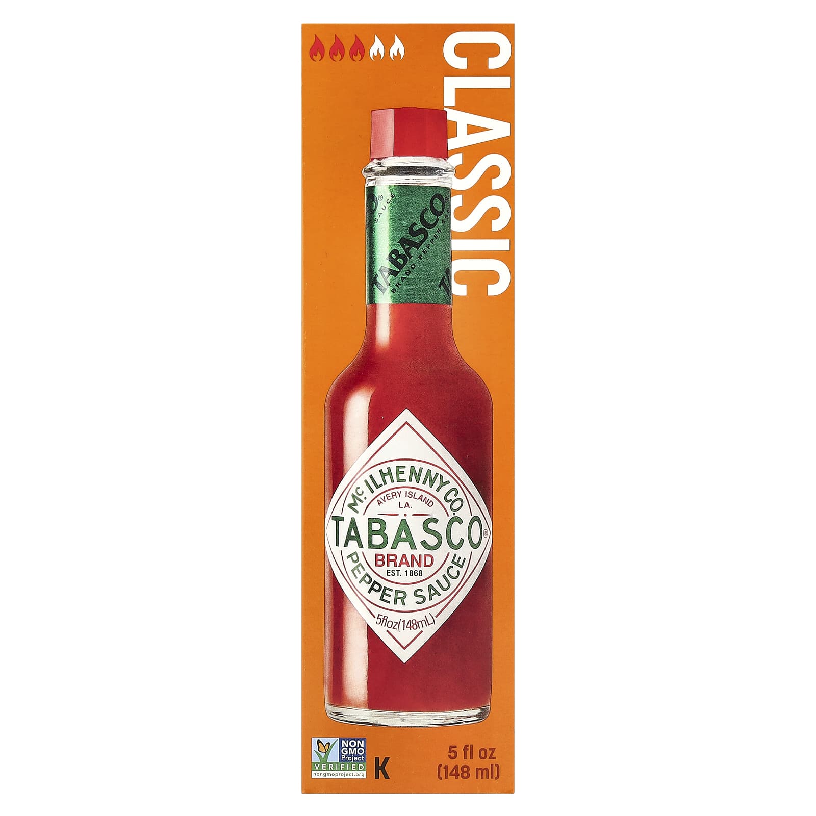 Tabasco, Pepper Sauce, Classic, 5 fl oz (148 ml) - Image 1