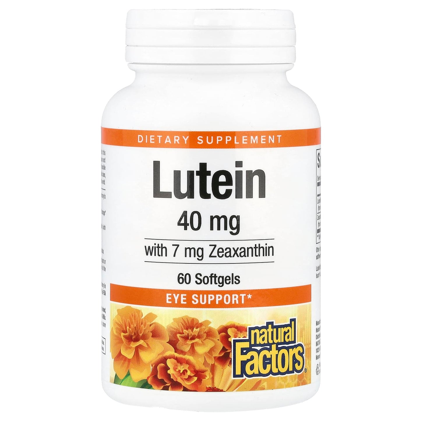 Natural Factors, Lutein, 60 Softgels - Image 1