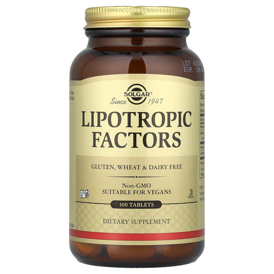Solgar, Lipotropic Factors, 100 Tablets - Image 1