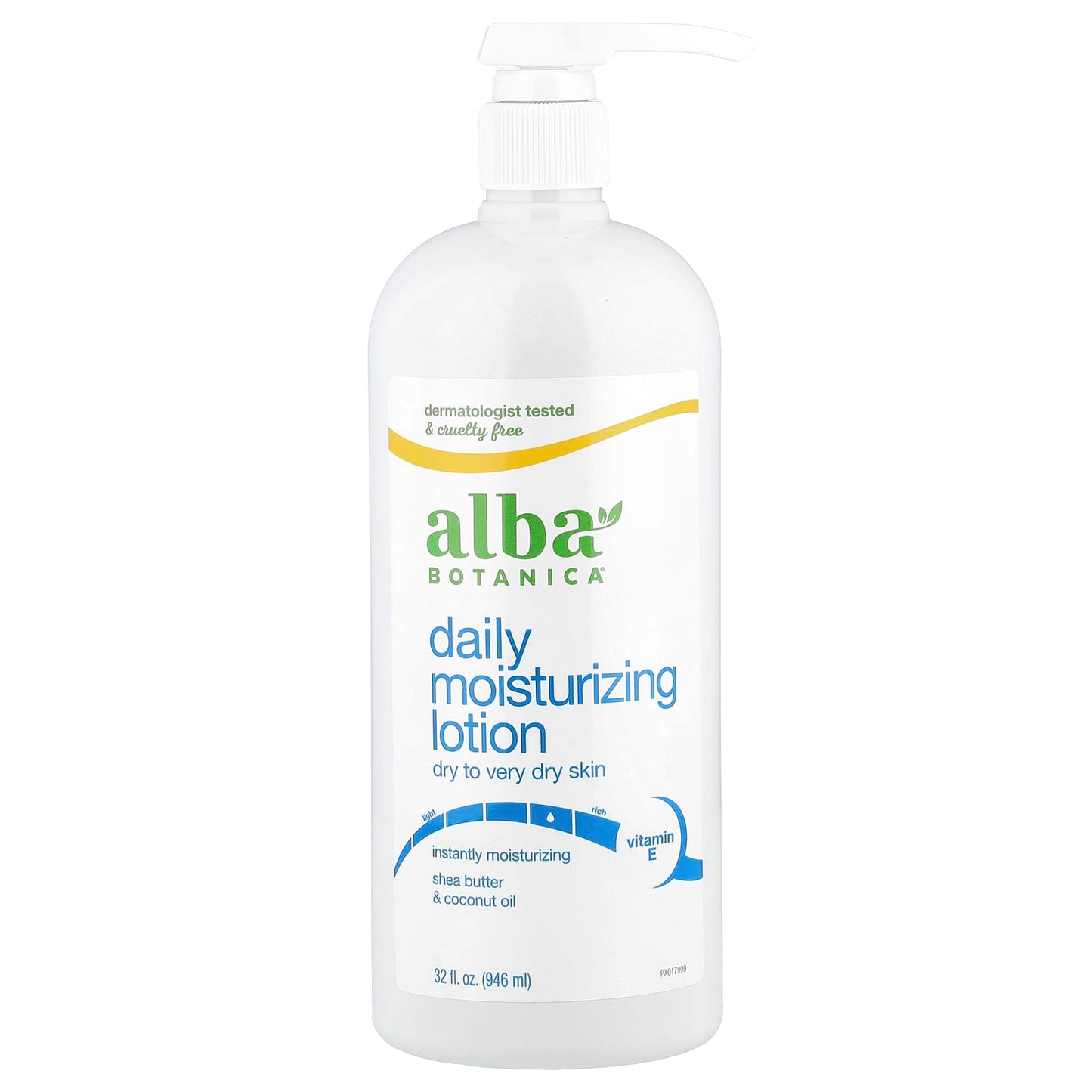 Alba Botanica Daily Moisturizing Lotion for Dry Skin, 32 fl oz - Image 1