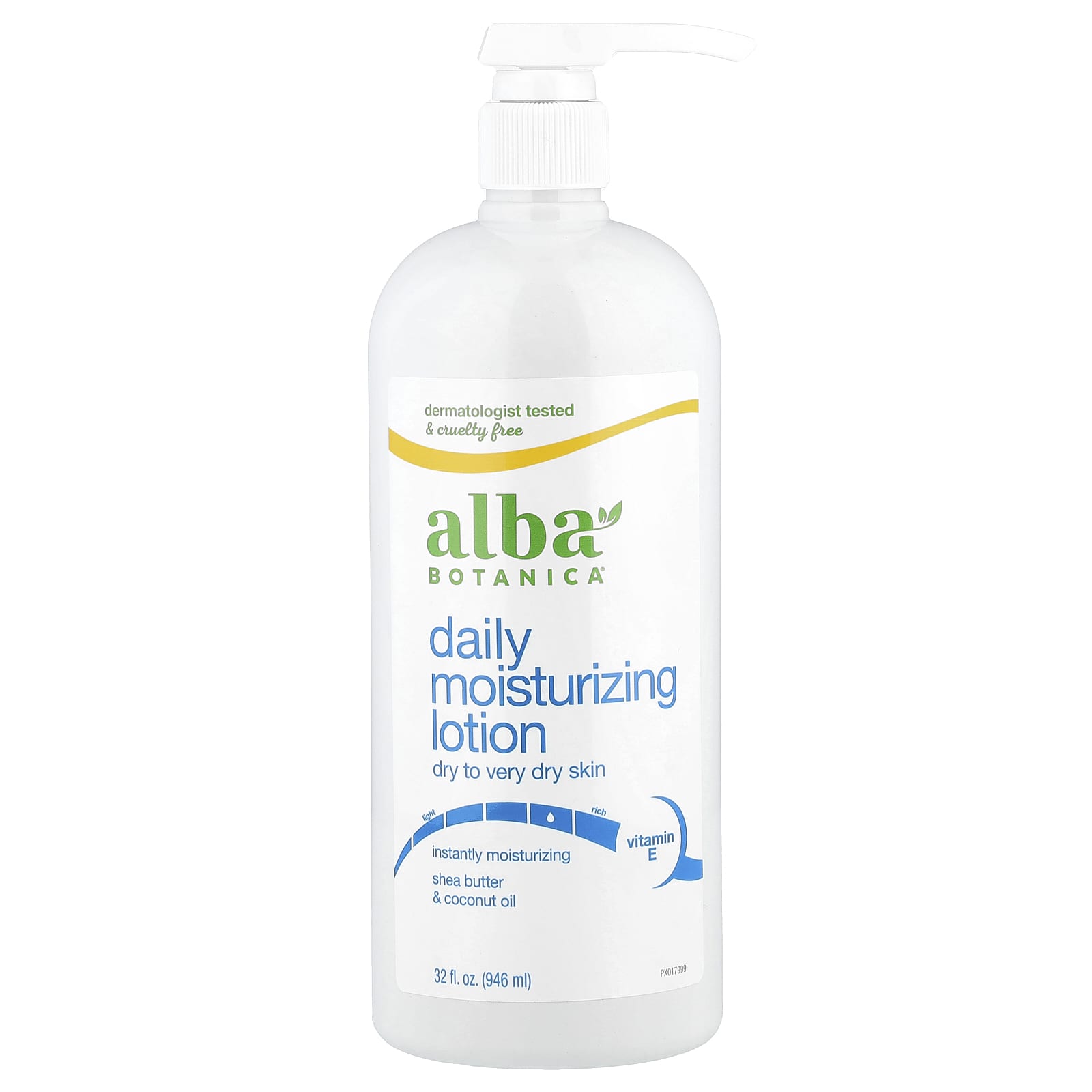 Alba Botanica Daily Moisturizing Lotion for Dry Skin, 32 fl oz - Image 1