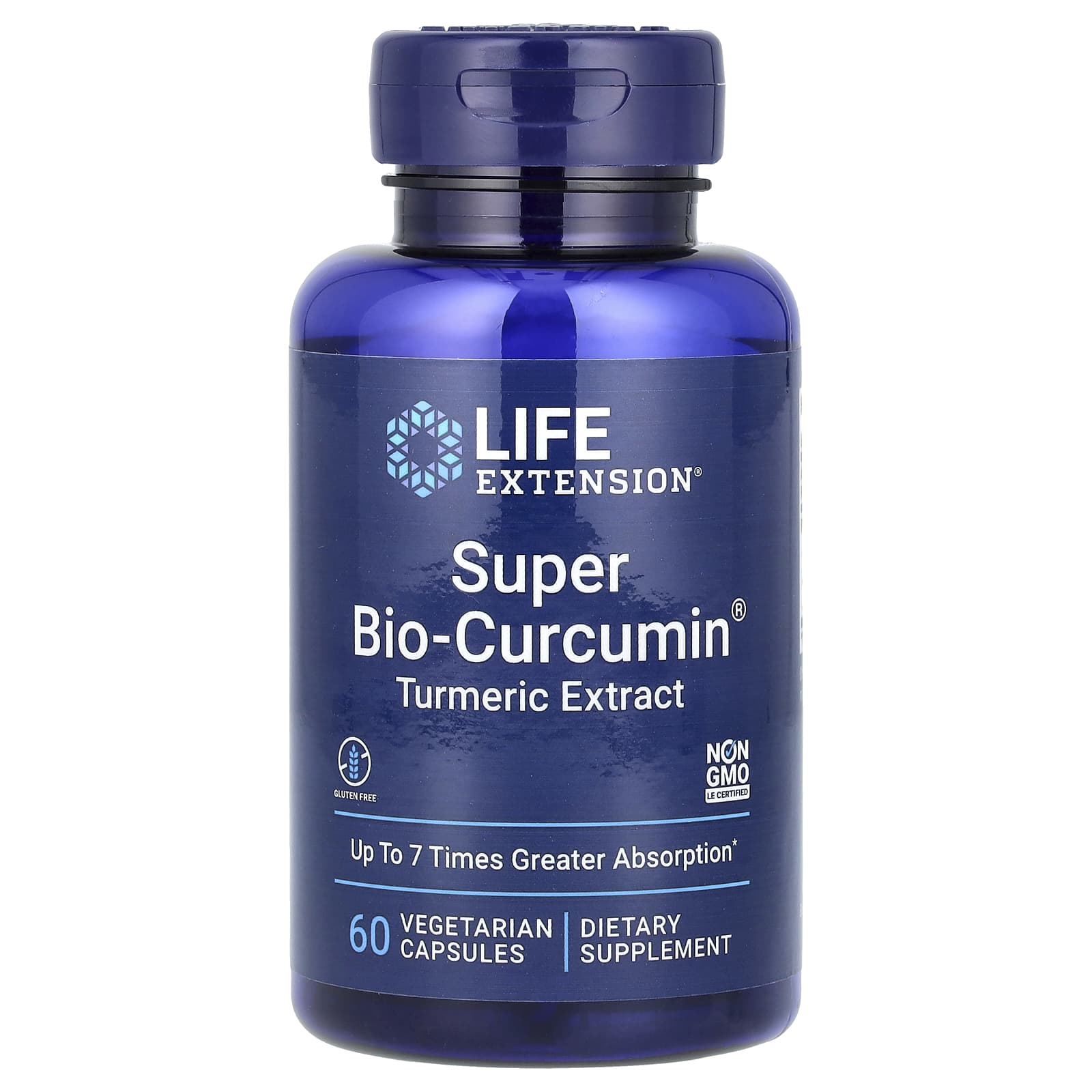 Life Extension, Super Bio-Curcumin, Turmeric Extract, 60 Vegetarian Capsules - Image 1