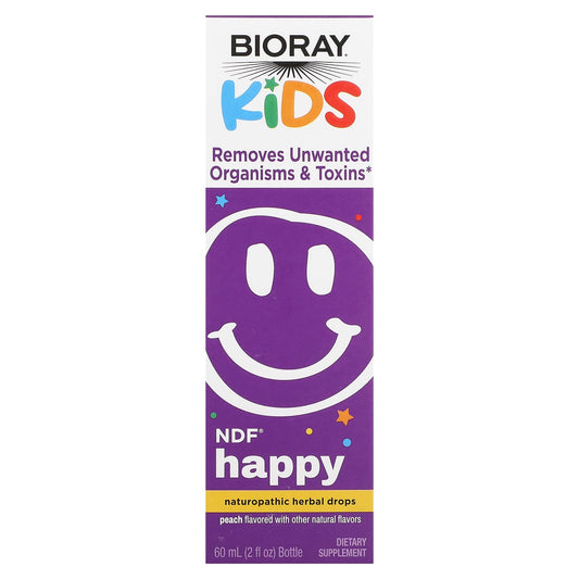 NDF Happy Kids, Natural Detox Drops, 2 fl oz (60 ml) - Bioray - Image 1