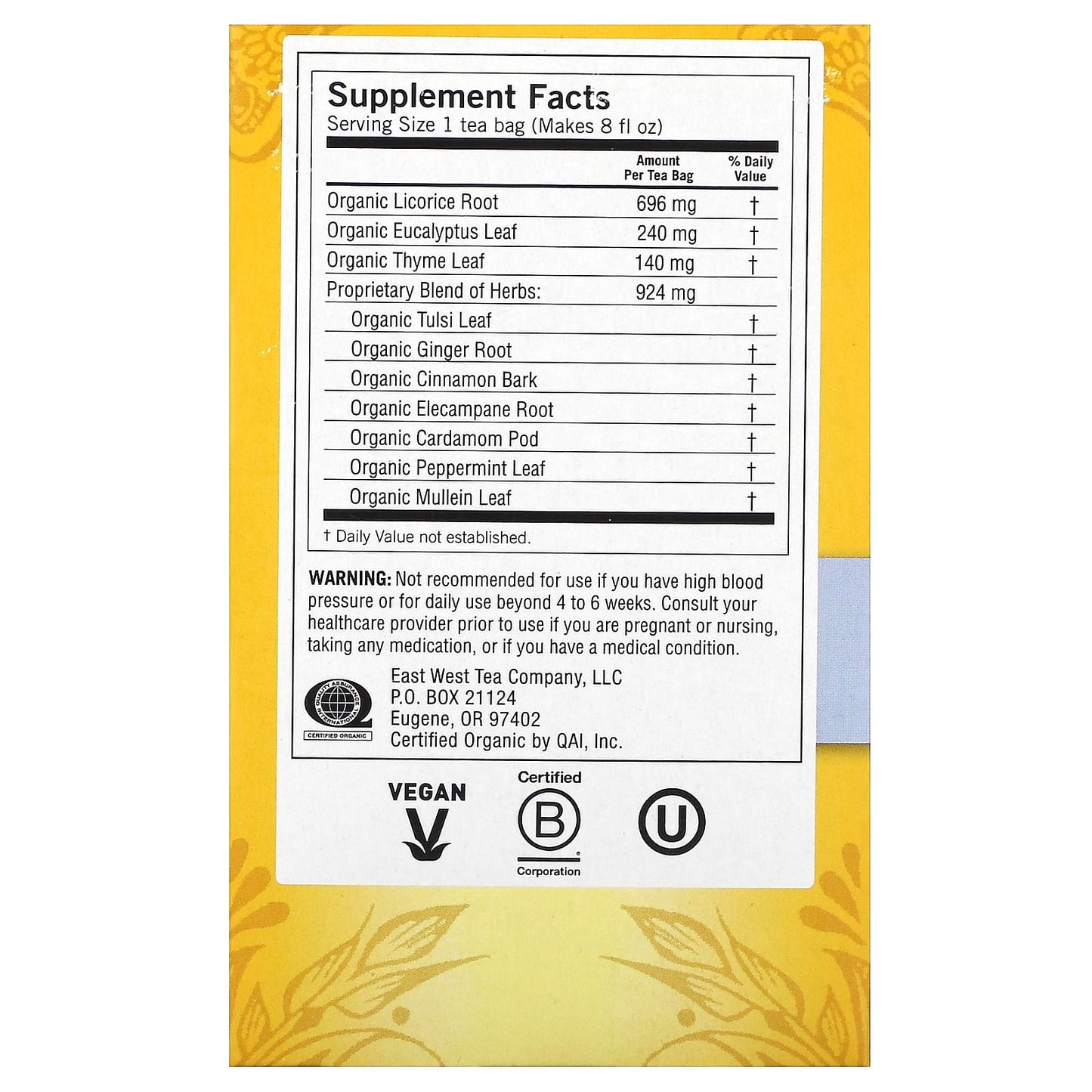 Yogi Tea, Breathe Deep, Caffeine Free, 16 Tea Bags, 1.12 oz (32 g) - Image 2