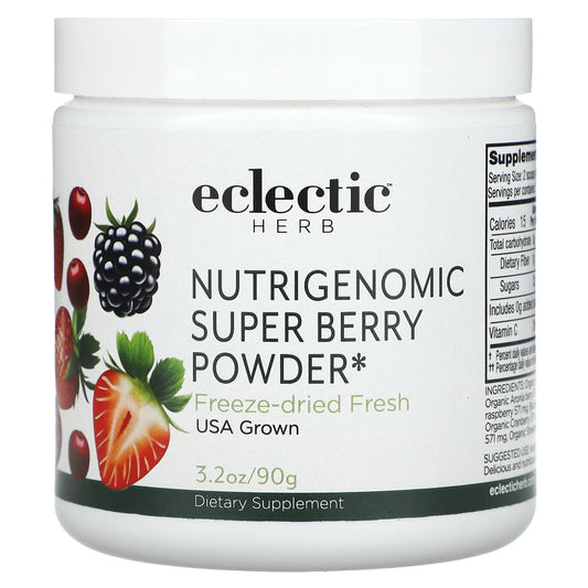 Nutrigenomic Super Berry Powder by Eclectic Herb - 90g - Image 1