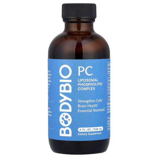 BodyBio Liposomal Phospholipid Complex for Brain Health & Cellular Repair, 4 fl oz - Image 1