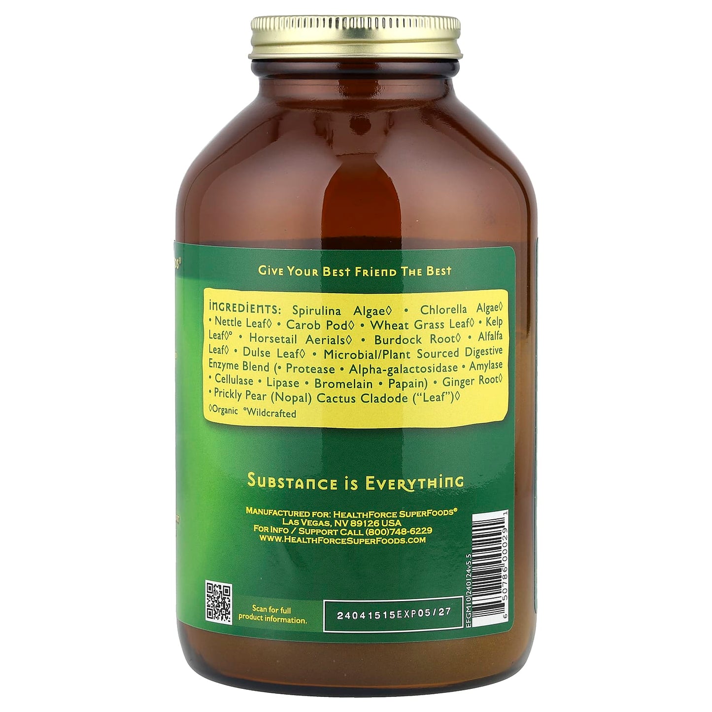 HealthForce Superfoods Green Mush Nutritional Support for Pets - Image 2