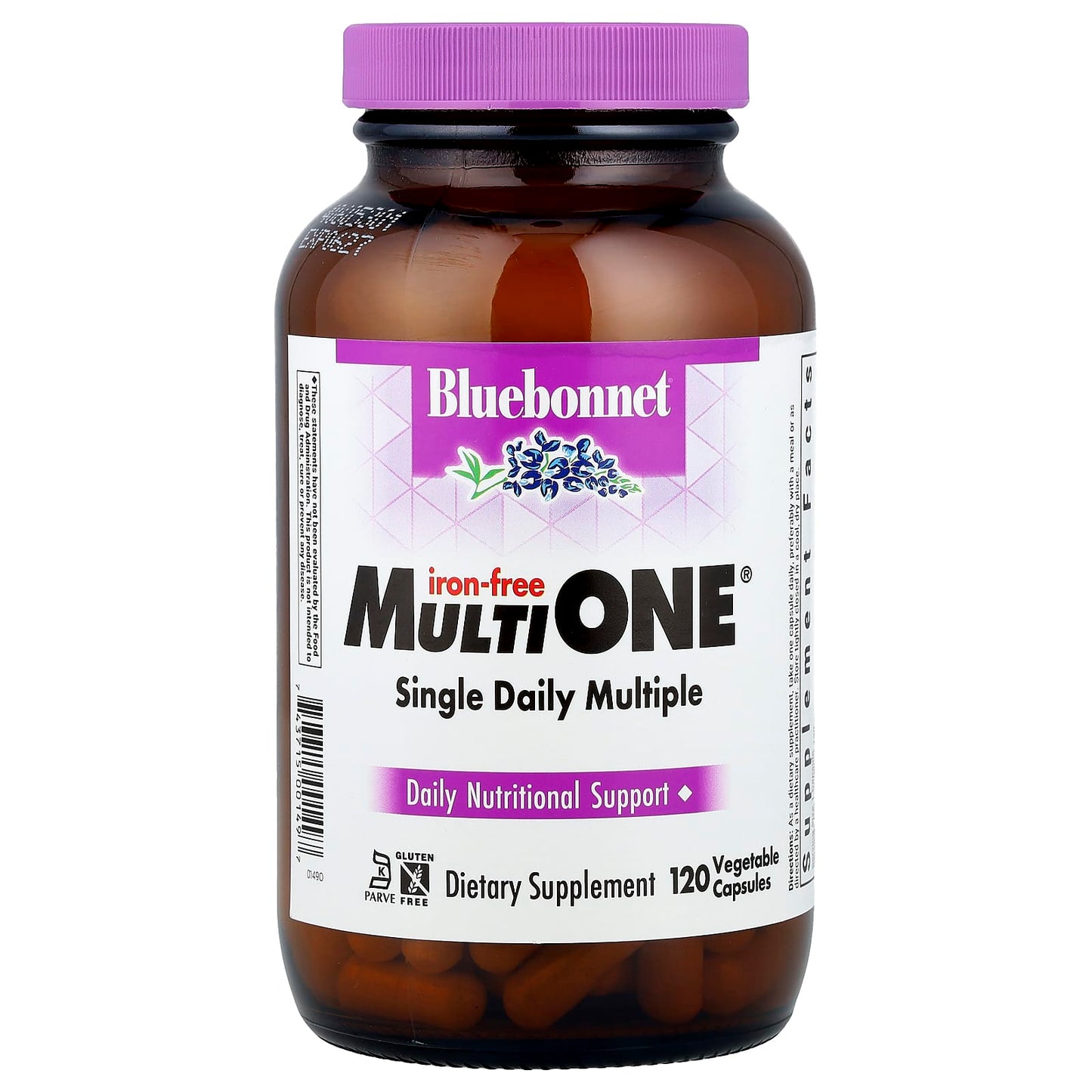 Bluebonnet Nutrition Single Daily Multiple Iron-Free Vitamin Supplement 120 Capsules - Image 1