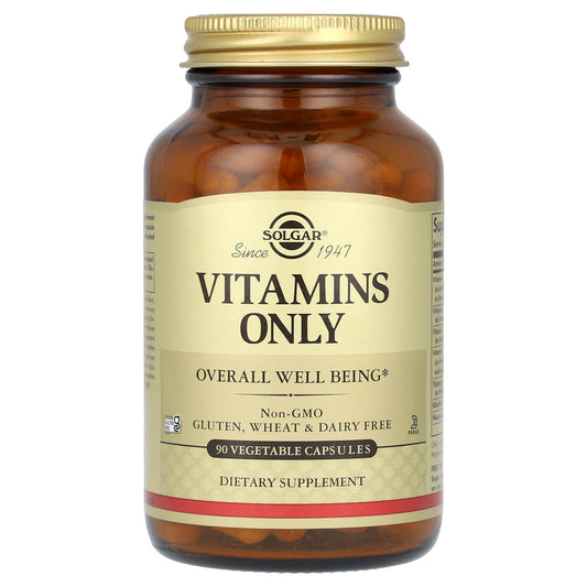 Solgar, Vitamins Only, 90 Vegetable Capsules - Image 1