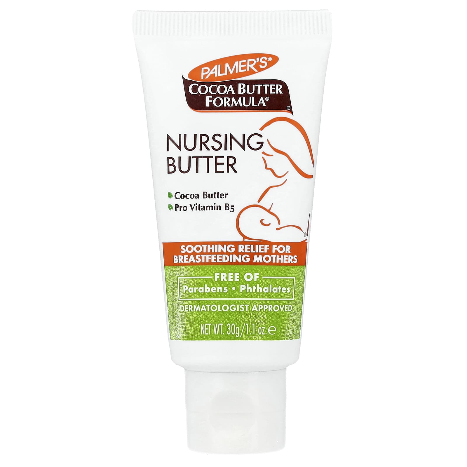 Palmer's, Cocoa Butter Formula®, Nursing Butter, 1.1 oz (30 g) - Image 1