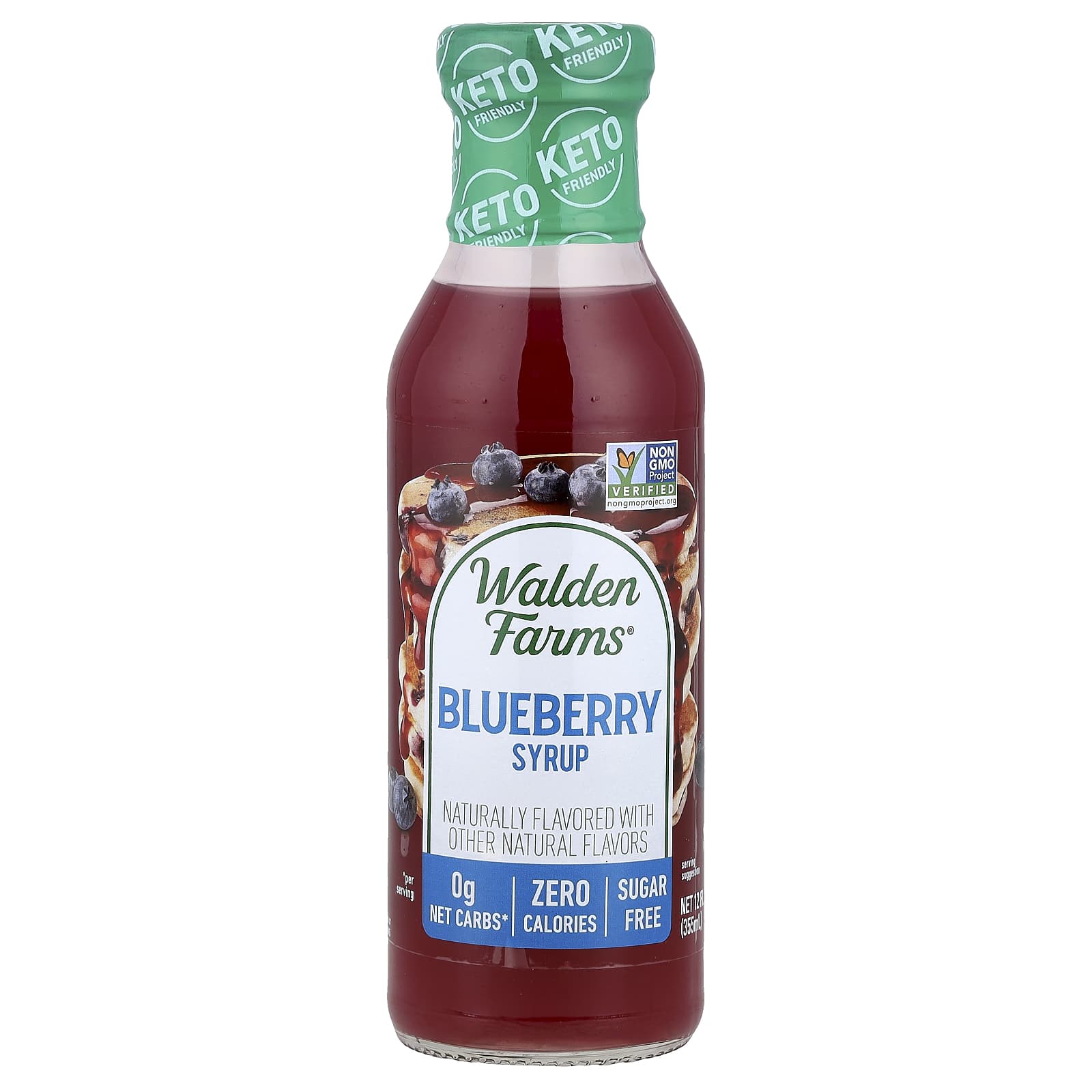 Walden Farms, Blueberry Syrup, 12 fl oz (355 ml) - Image 1
