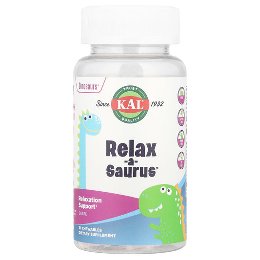KAL Dinosaurs Relax-a-Saurus Grape for Kids' Calmness Support - Image 1