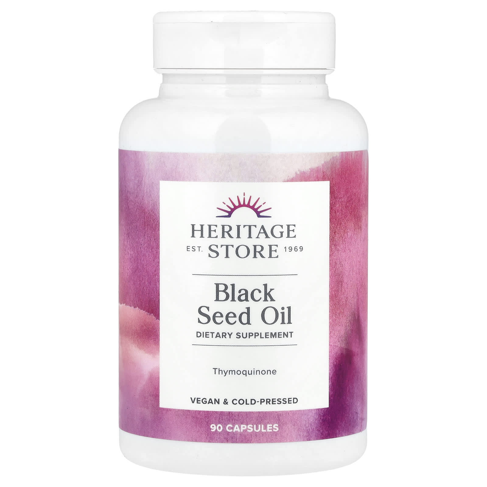 Black Seed Oil Capsules by Heritage Store - 650mg Per Capsule - Image 1