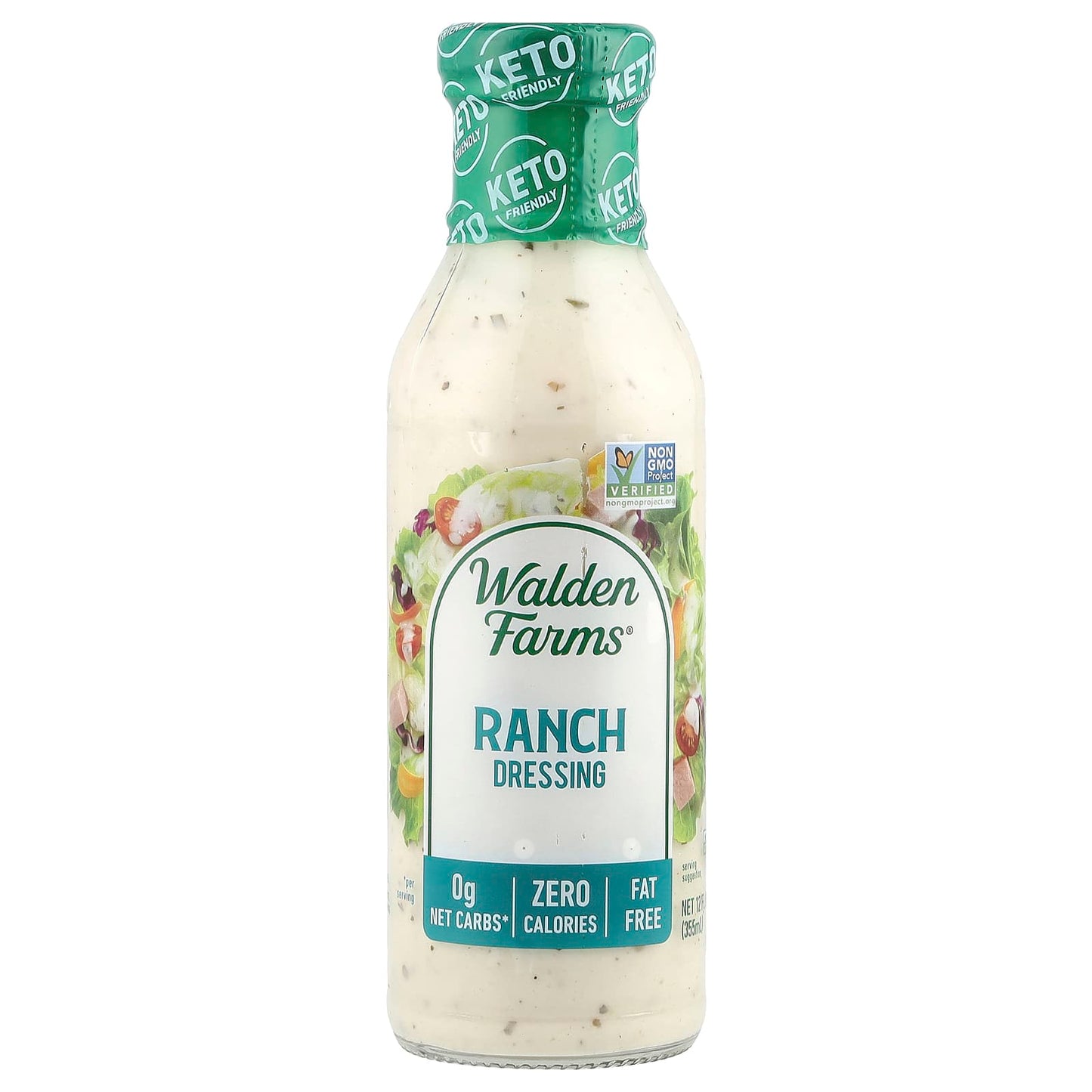 Walden Farms, Ranch Dressing, 12 fl oz (355 ml) - Image 1