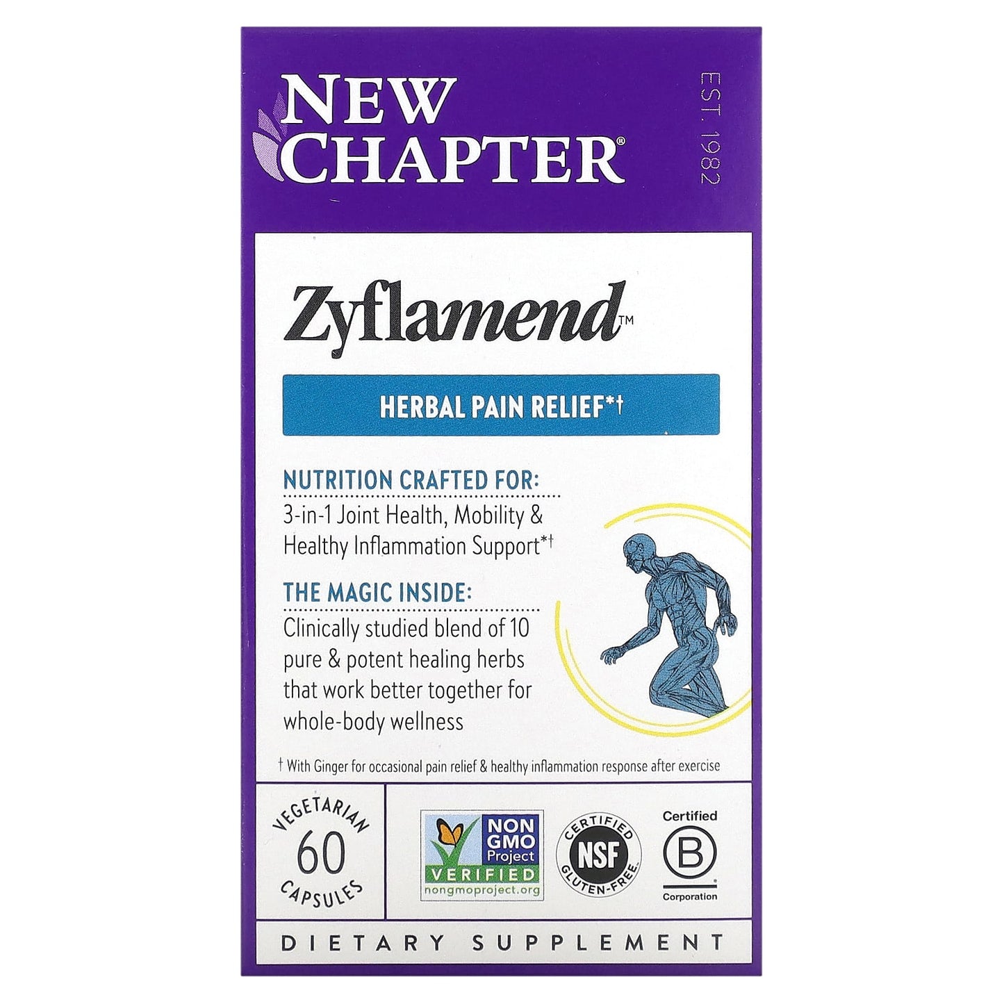 New Chapter, Zyflamend™, 60 Vegetarian Capsules - Image 1