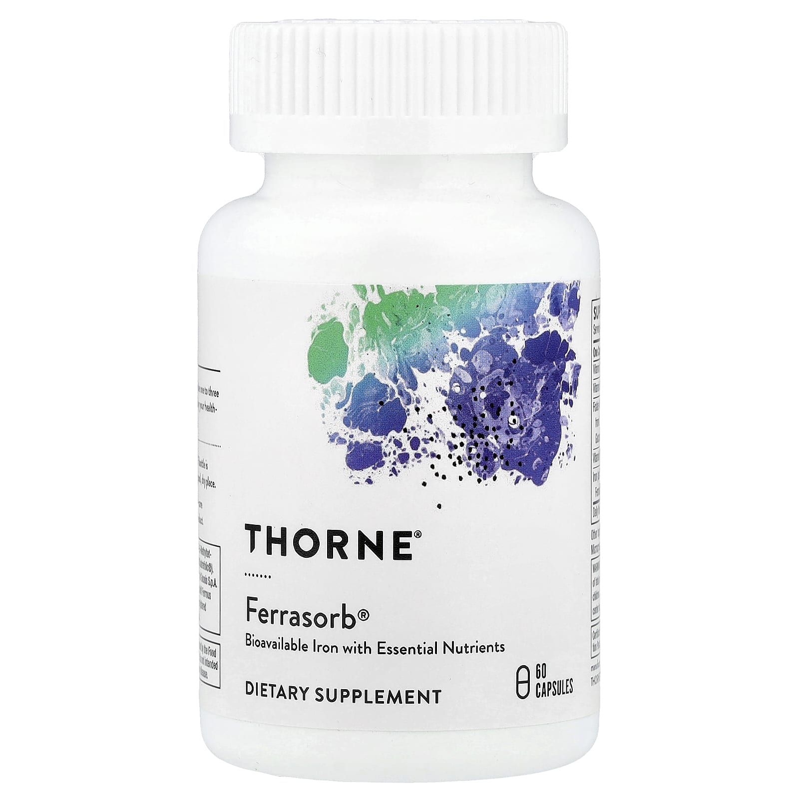 Thorne, Ferrasorb®, 60 Capsules - Image 1