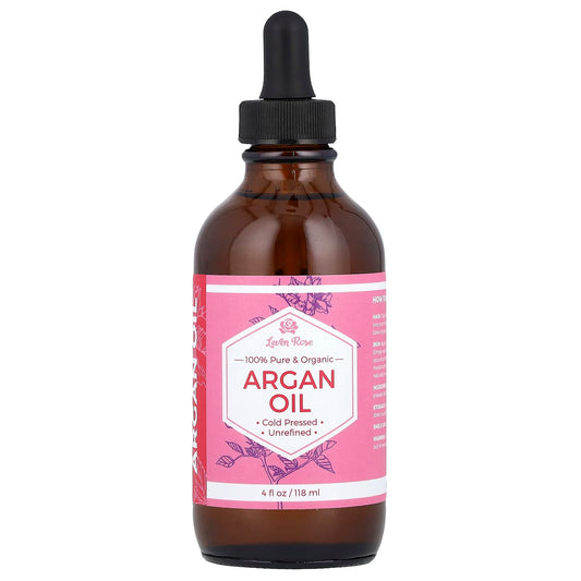Leven Rose, 100% Pure & Organic, Argan Oil, 4 fl oz (118 ml) - Image 1