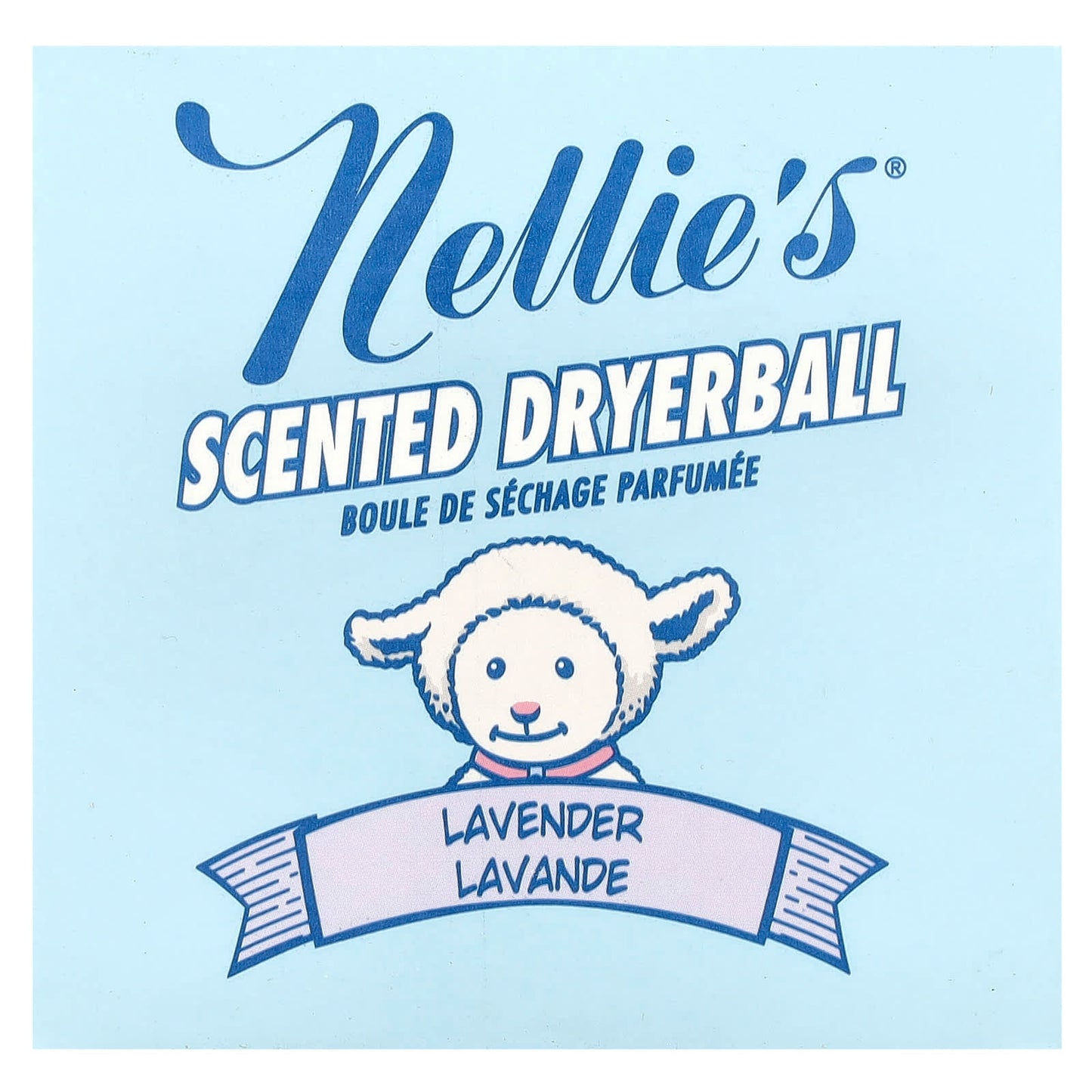 Nellie's, Scented Dryerball, Lavender, 1 Dryerball - Image 1