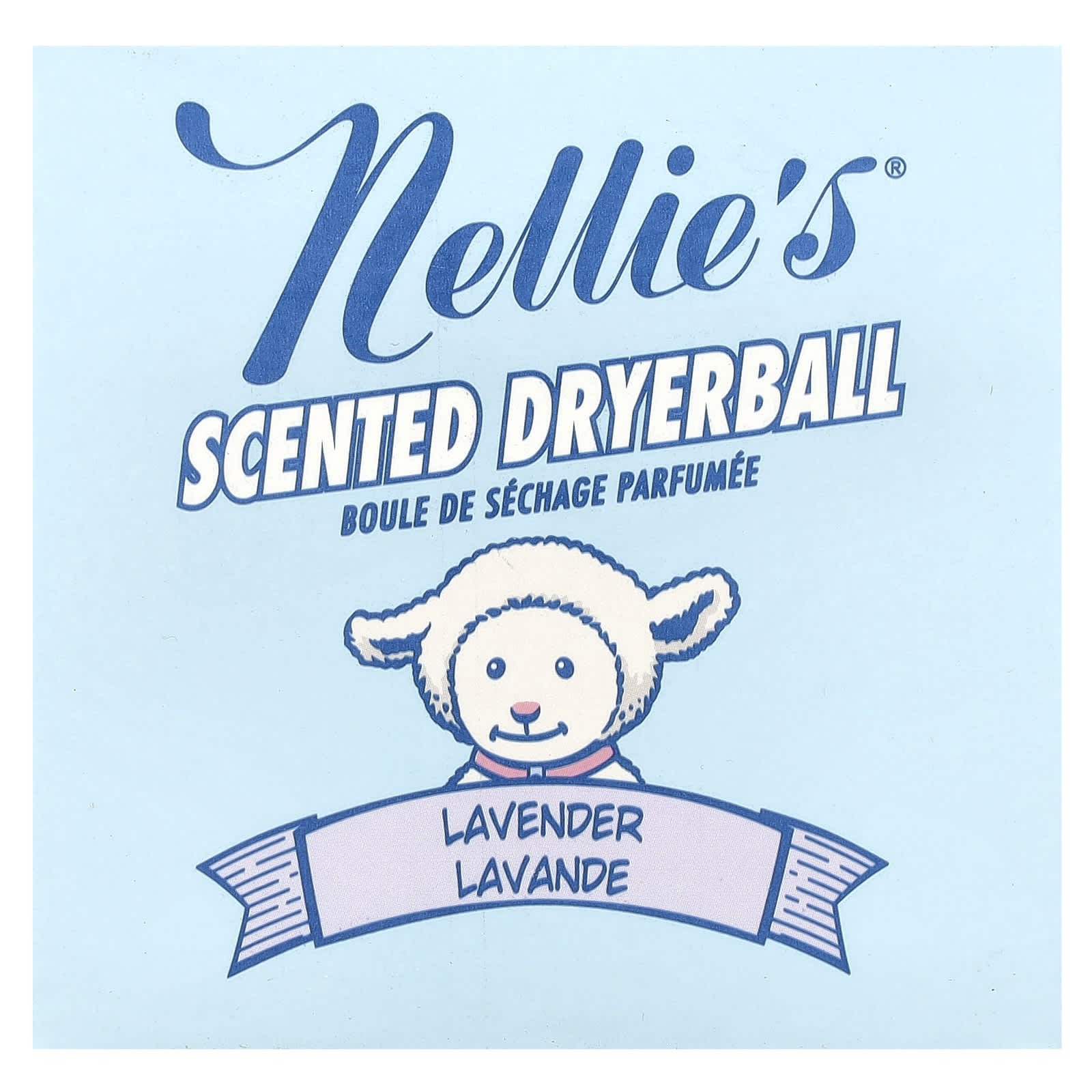 Nellie's, Scented Dryerball, Lavender, 1 Dryerball - Image 1