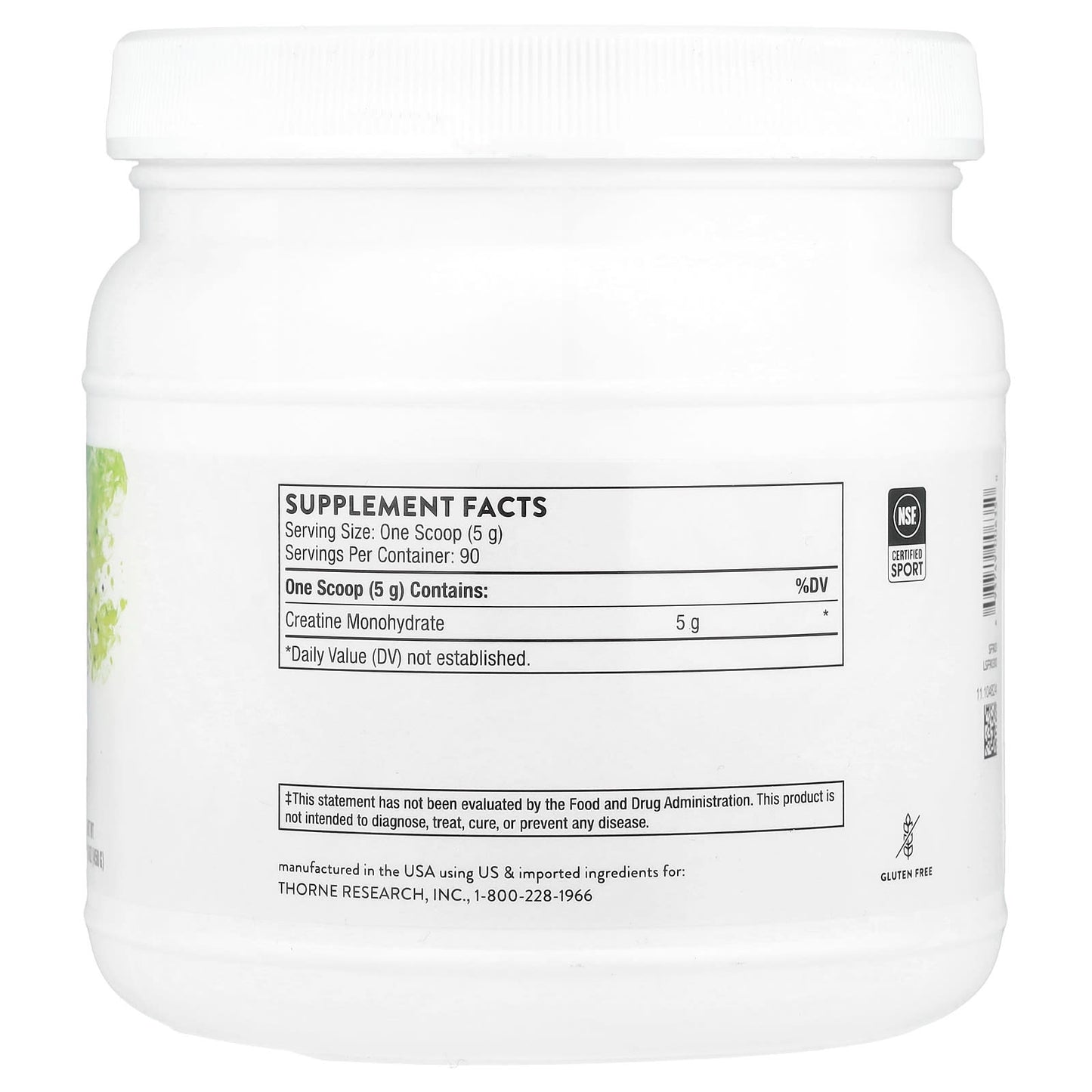 Thorne, Creatine, 16 oz (450 g) - Image 2