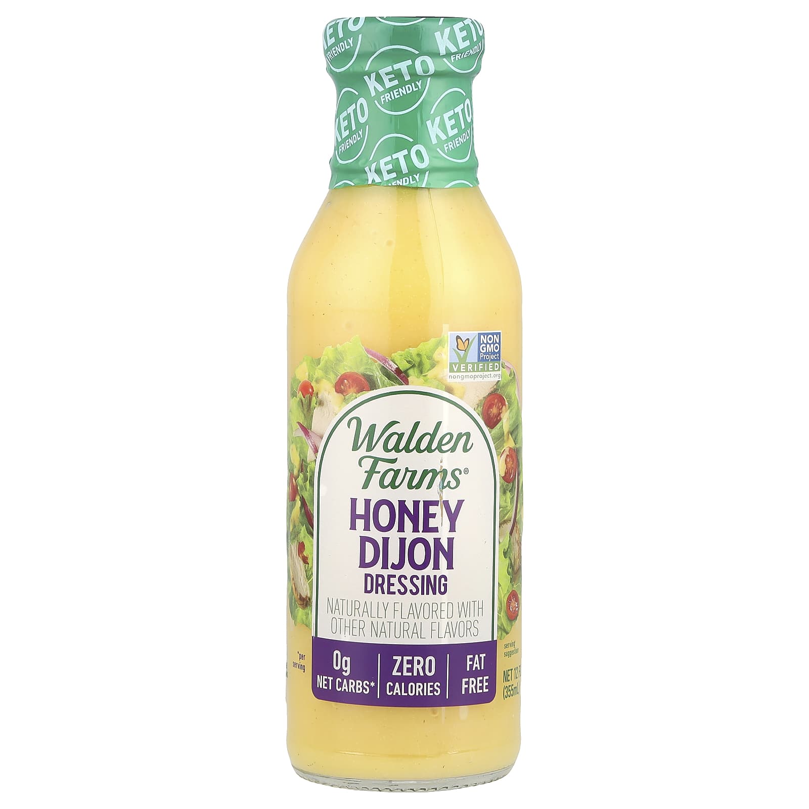 Walden Farms, Honey Dijon Dressing, 12 fl oz (355 ml) - Image 1