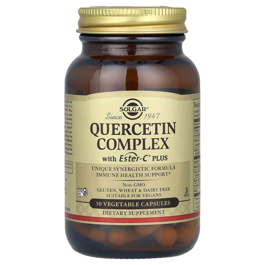 Solgar, Quercetin Complex with Ester-C® Plus, 50 Vegetable Capsules