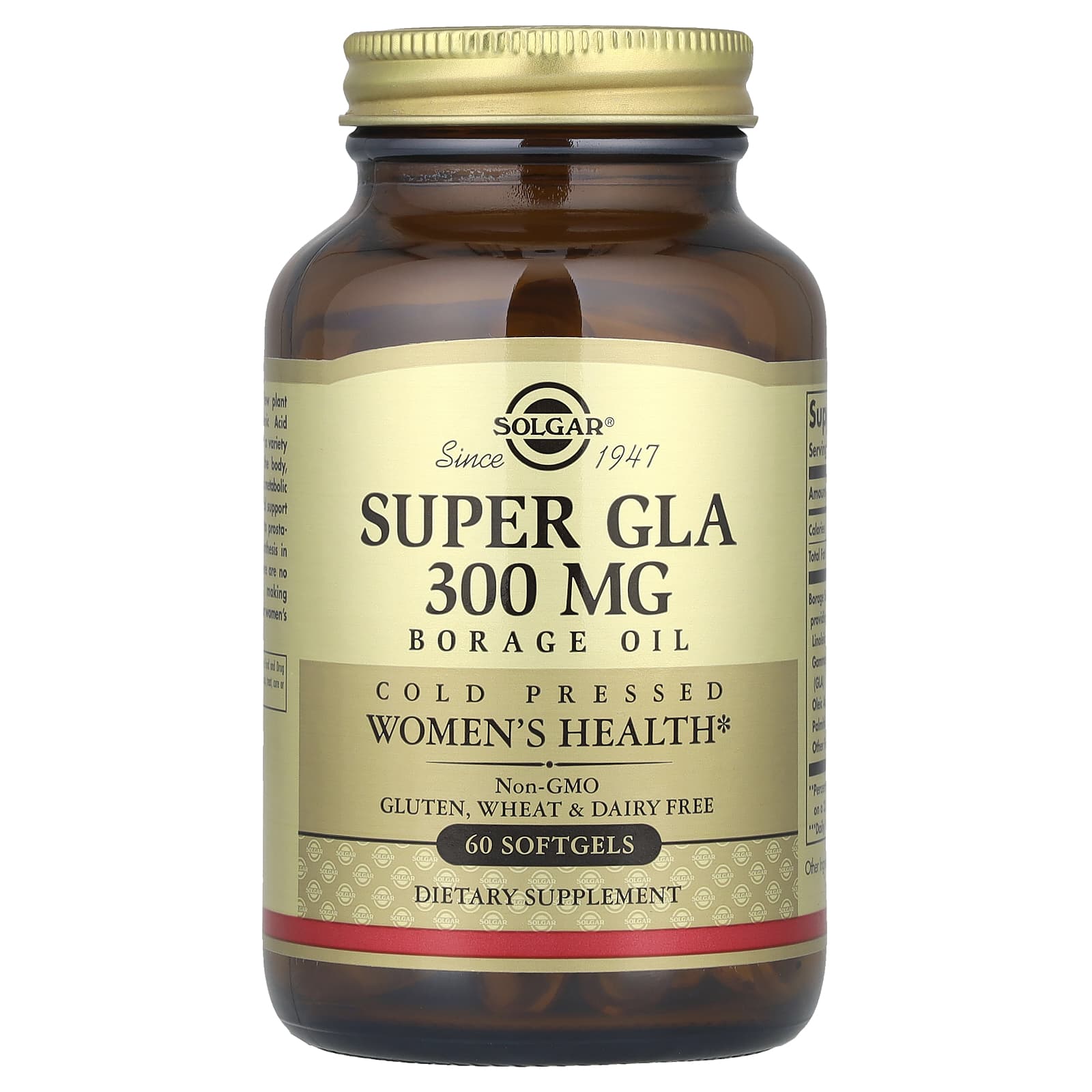 Solgar, Super GLA, 60 Softgels - Image 1