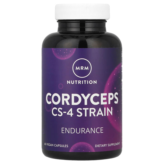 MRM Nutrition, Cordyceps CS-4 Strain, 60 Vegan Capsules (750 mg per Capsule) - Image 1