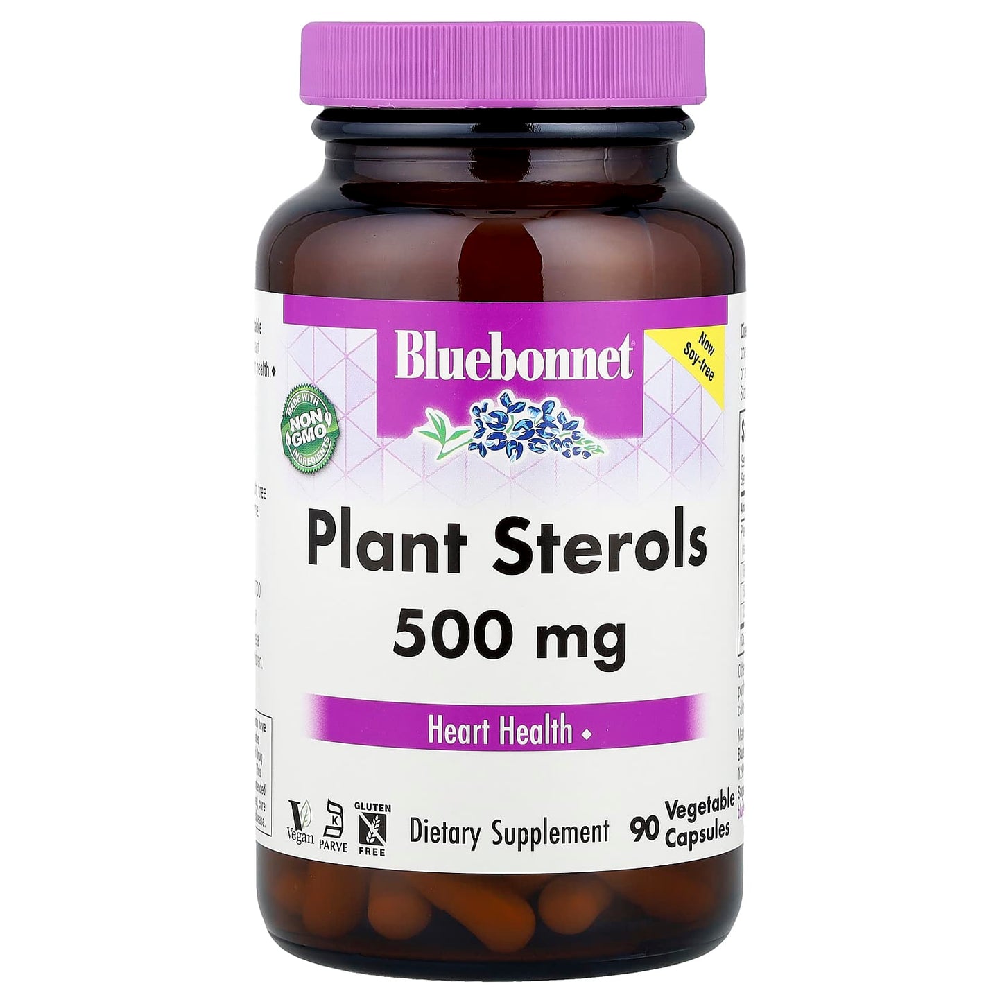 Bluebonnet Nutrition Plant Sterols 500mg for Heart Health - 90 Capsules - Image 1
