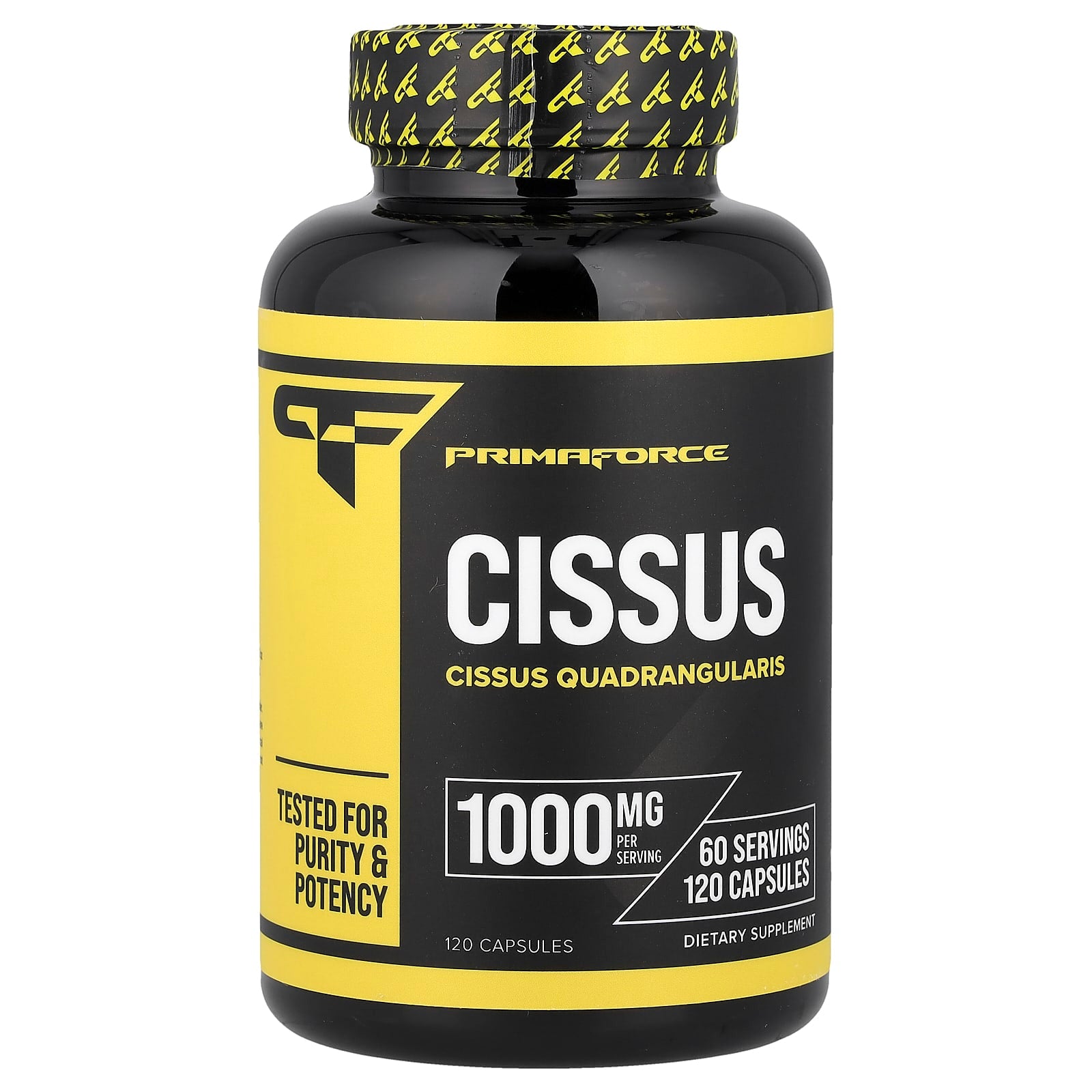 Primaforce, Cissus (Cissus Quadrangularis), 120 Capsules (500 mg per Capsule) - Image 1