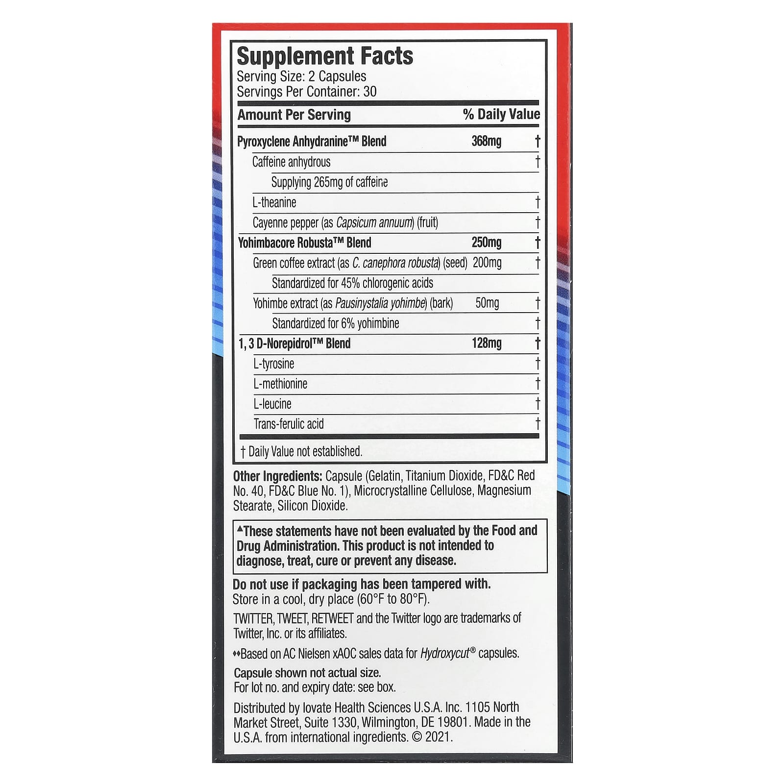 Hydroxycut Hardcore Weight Loss Supplement - 60 Capsules - Image 2