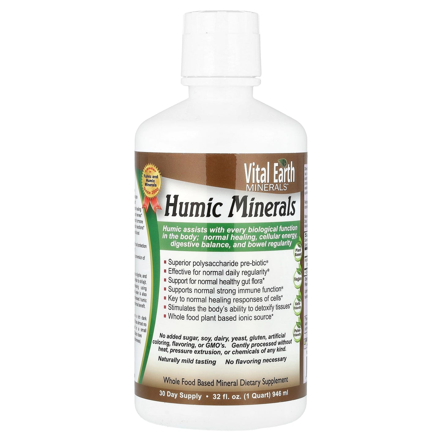 Vital Earth Minerals, Humic Minerals, 32 fl oz (946 ml) - Image 1