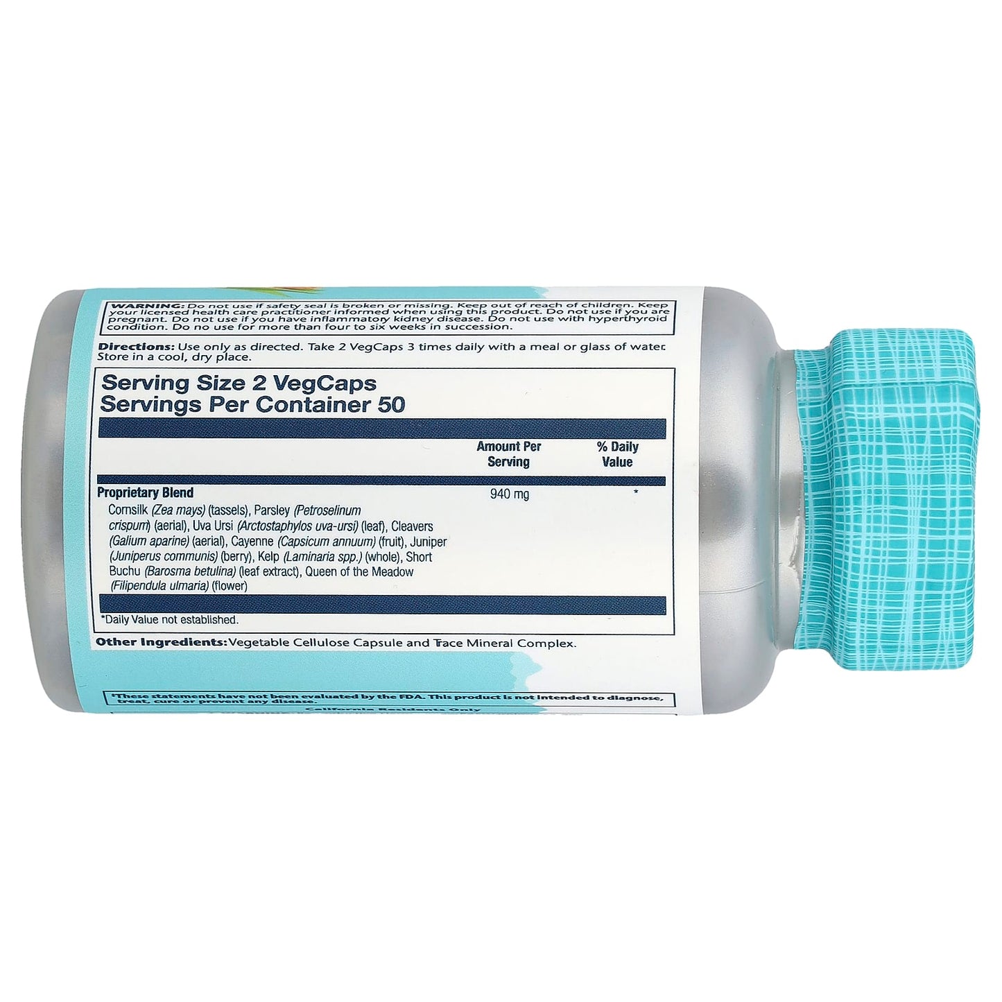 Solaray, Kidney Blend SP-6™, 100 VegCaps - Image 2