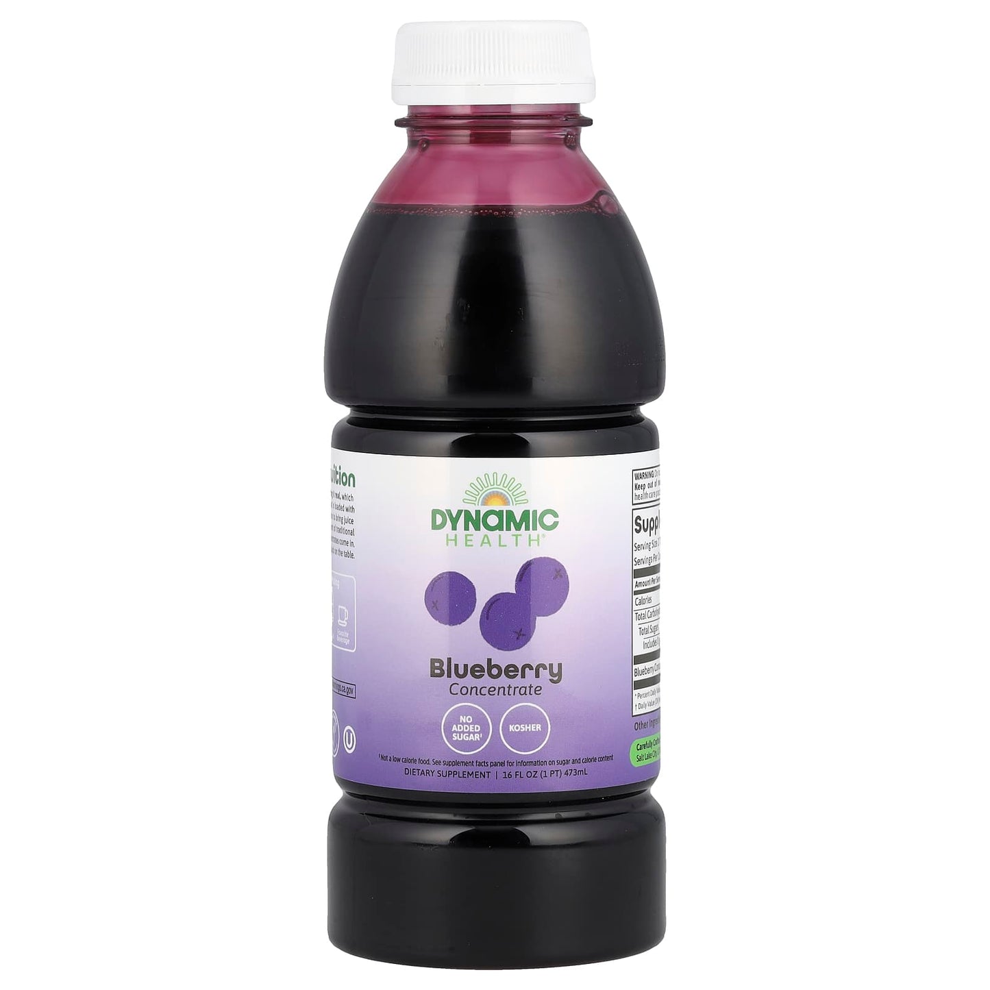 Blueberry Concentrate by Dynamic Health - No Added Sugar, 16 fl oz - Image 1