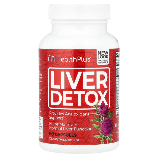 Liver Detox Supplement - 60 Capsules by Health Plus - Image 1