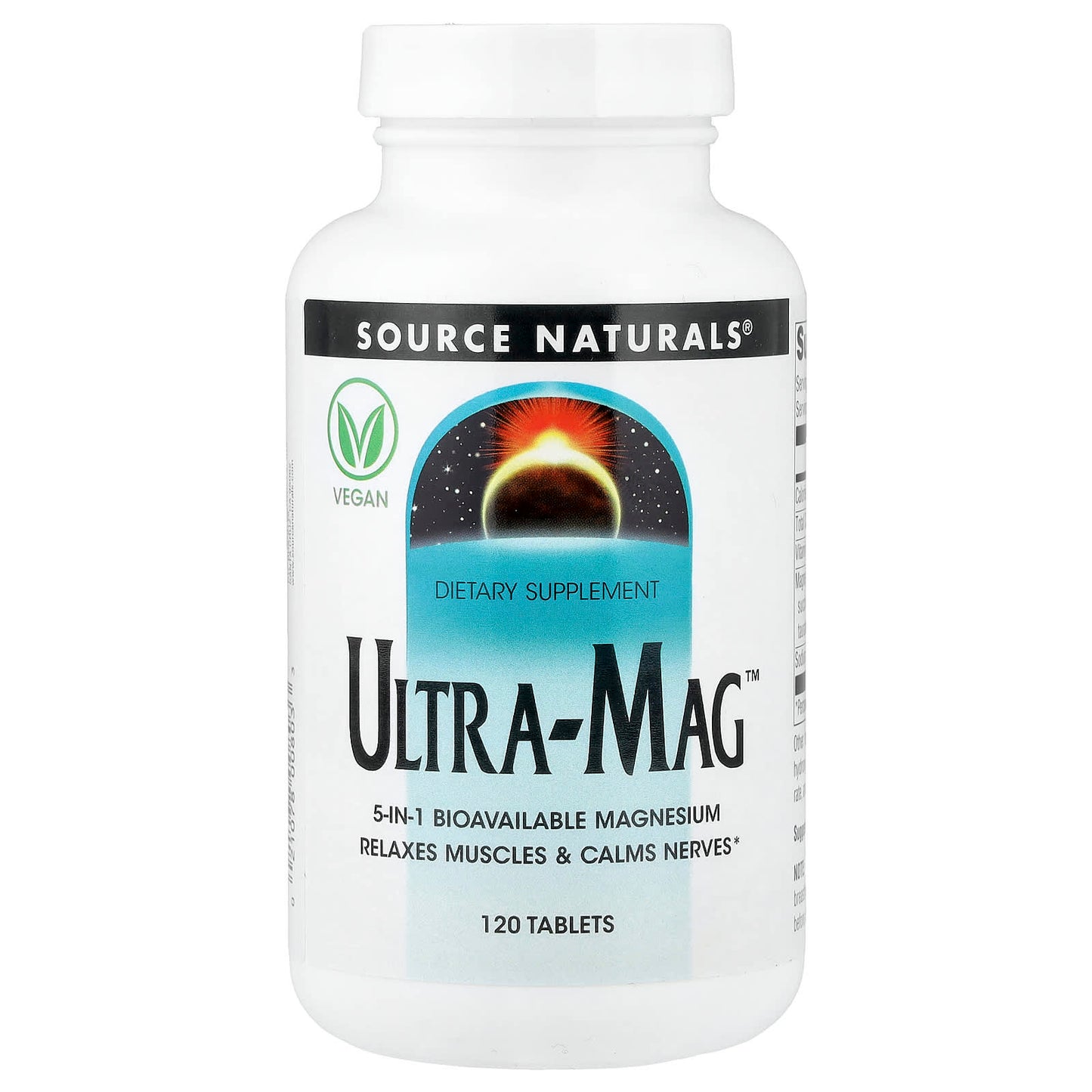 Source Naturals, Ultra-Mag™, 120 Tablets - Image 1
