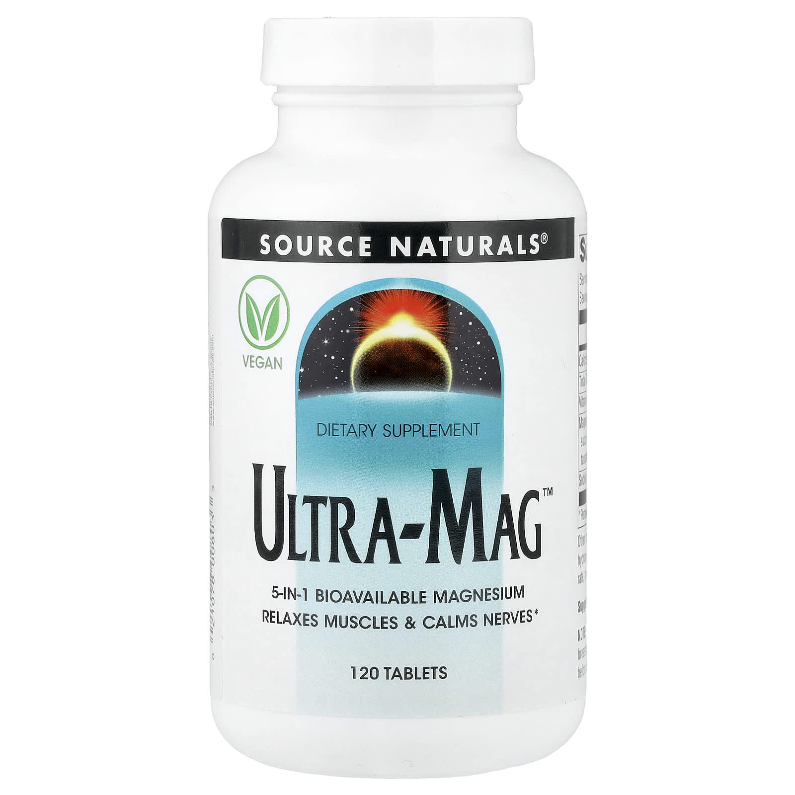 Source Naturals, Ultra-Mag™, 120 Tablets - Image 1