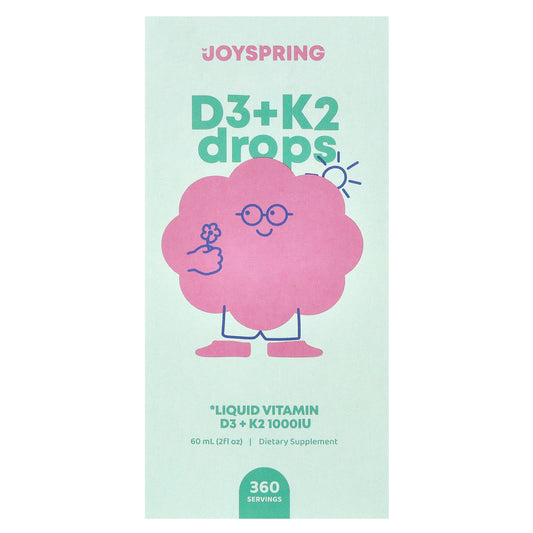 Vitamin D3 + K2 Drops by JoySpring - Boost Immune & Bone Health - Image 1