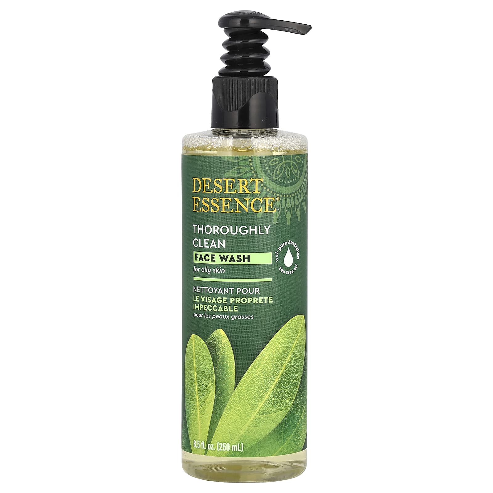 Desert Essence Thoroughly Clean Face Wash for Oily Skin 8.5 fl oz - Image 1