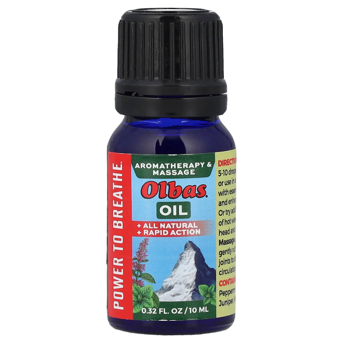 Olbas, Aromatherapy & Massage Oil, 0.32 fl oz (10 ml) - Image 1