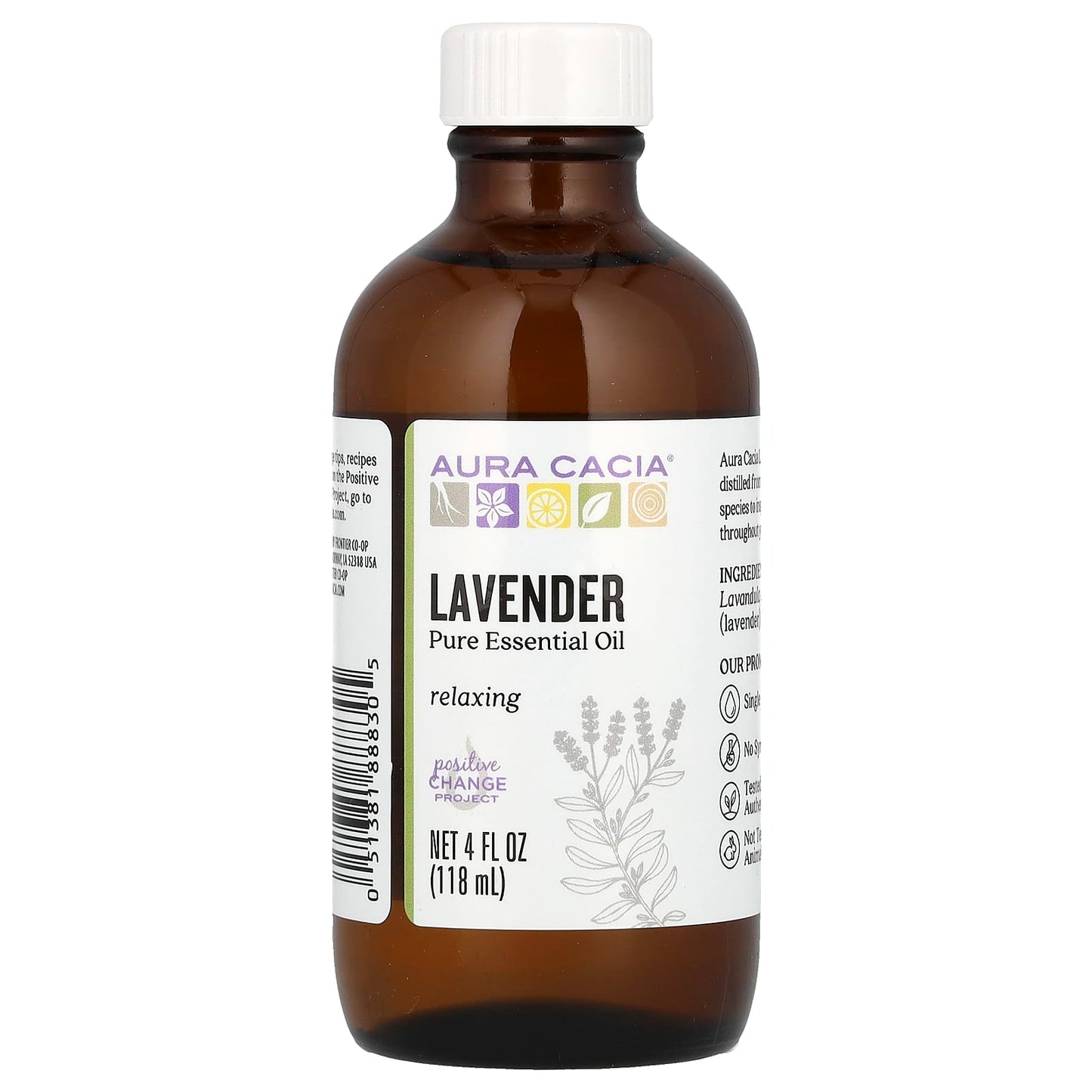 Lavender Essential Oil for Relaxation & Wellness by Aura Cacia - Image 1
