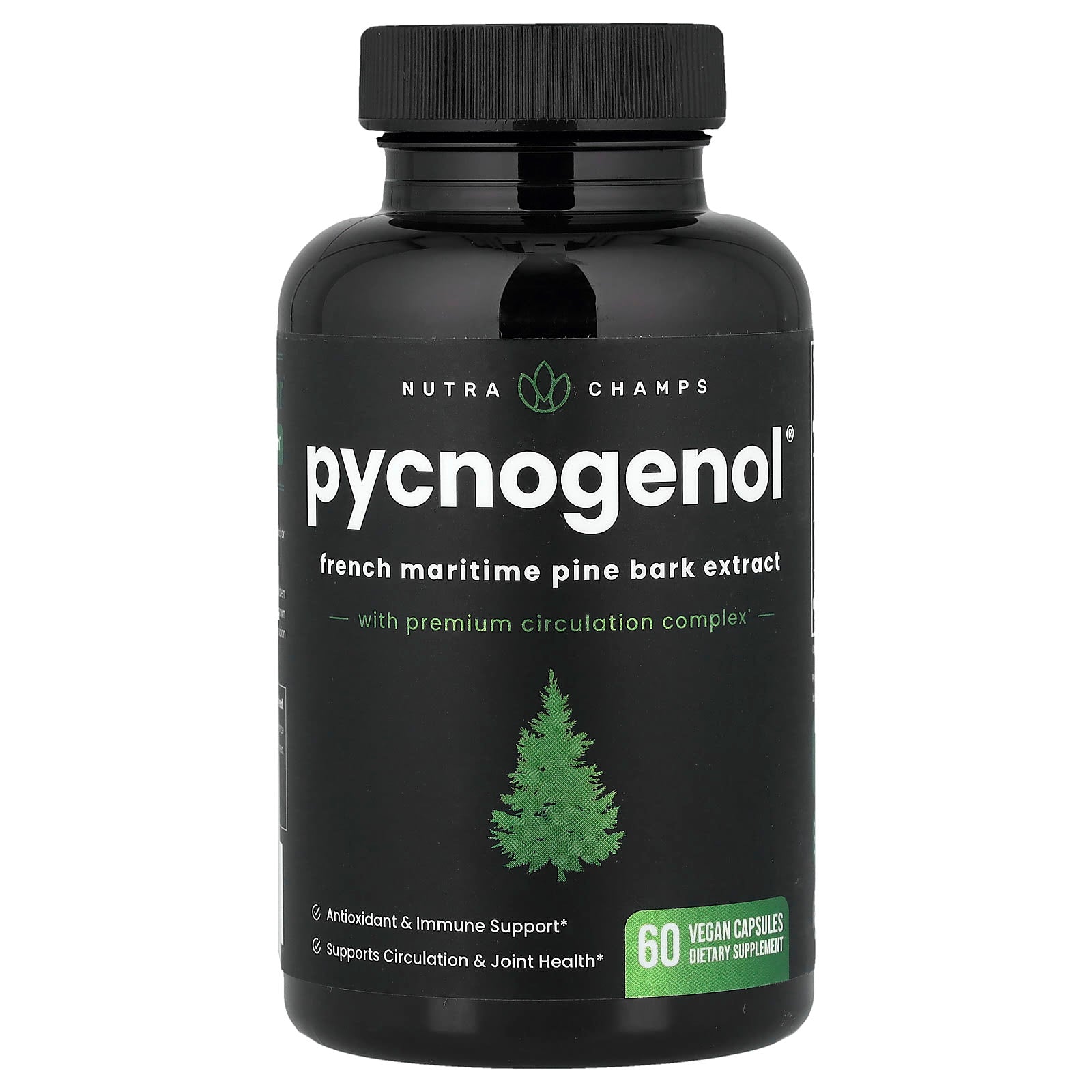 NutraChamps, Pycnogenol®, 60 Vegan Capsules - Image 1
