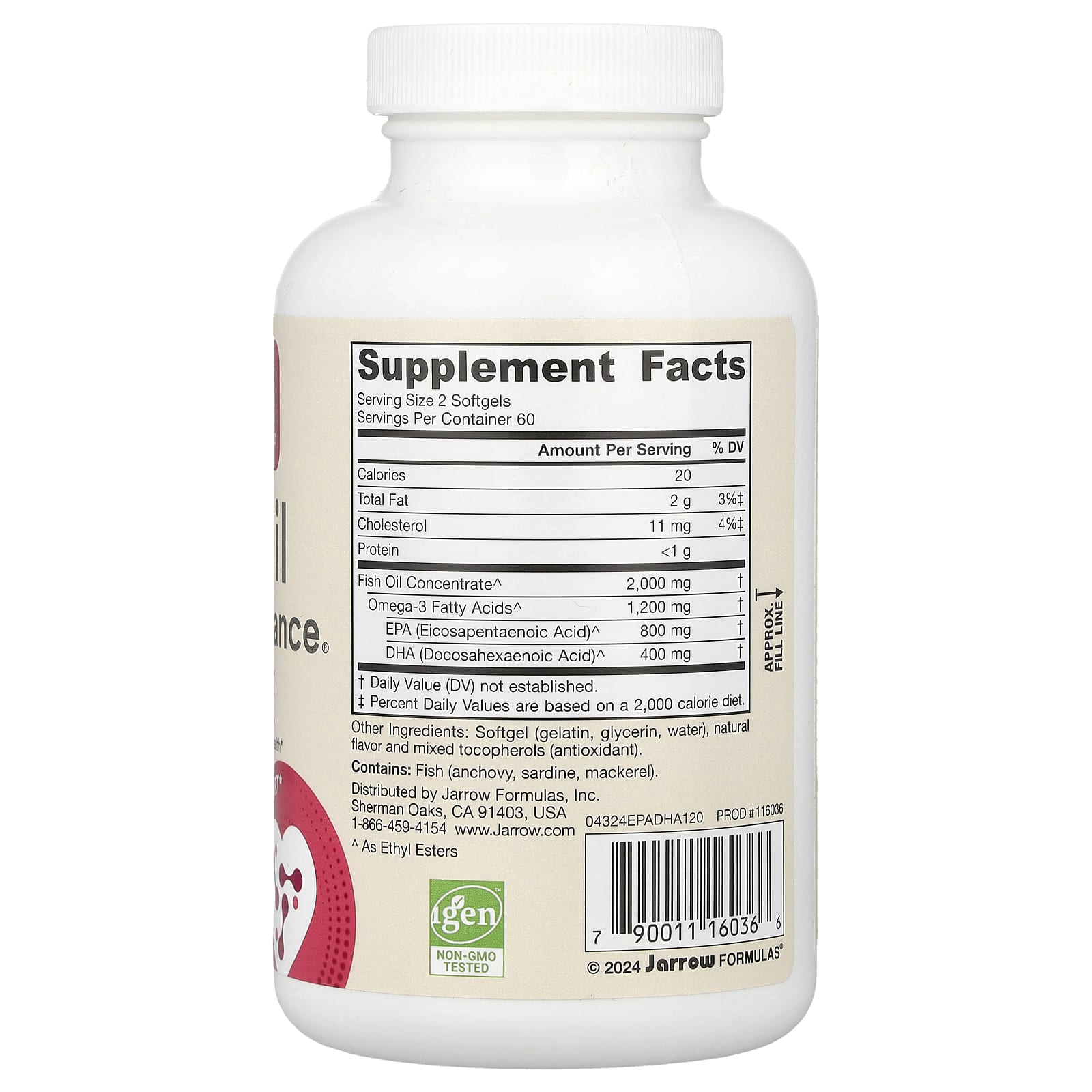 EPA-DHA Balance Omega-3 Fish Oil Supplement for Heart, Brain, and Joint Health - Image 2