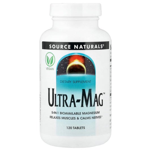 Source Naturals, Ultra-Mag™, 120 Tablets - Image 1