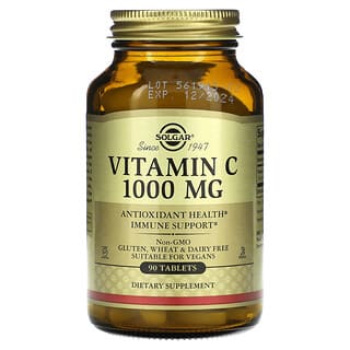 Solgar Vitamin C Supplement, 1,000 mg, 90 Tablets | Boost Immune Health